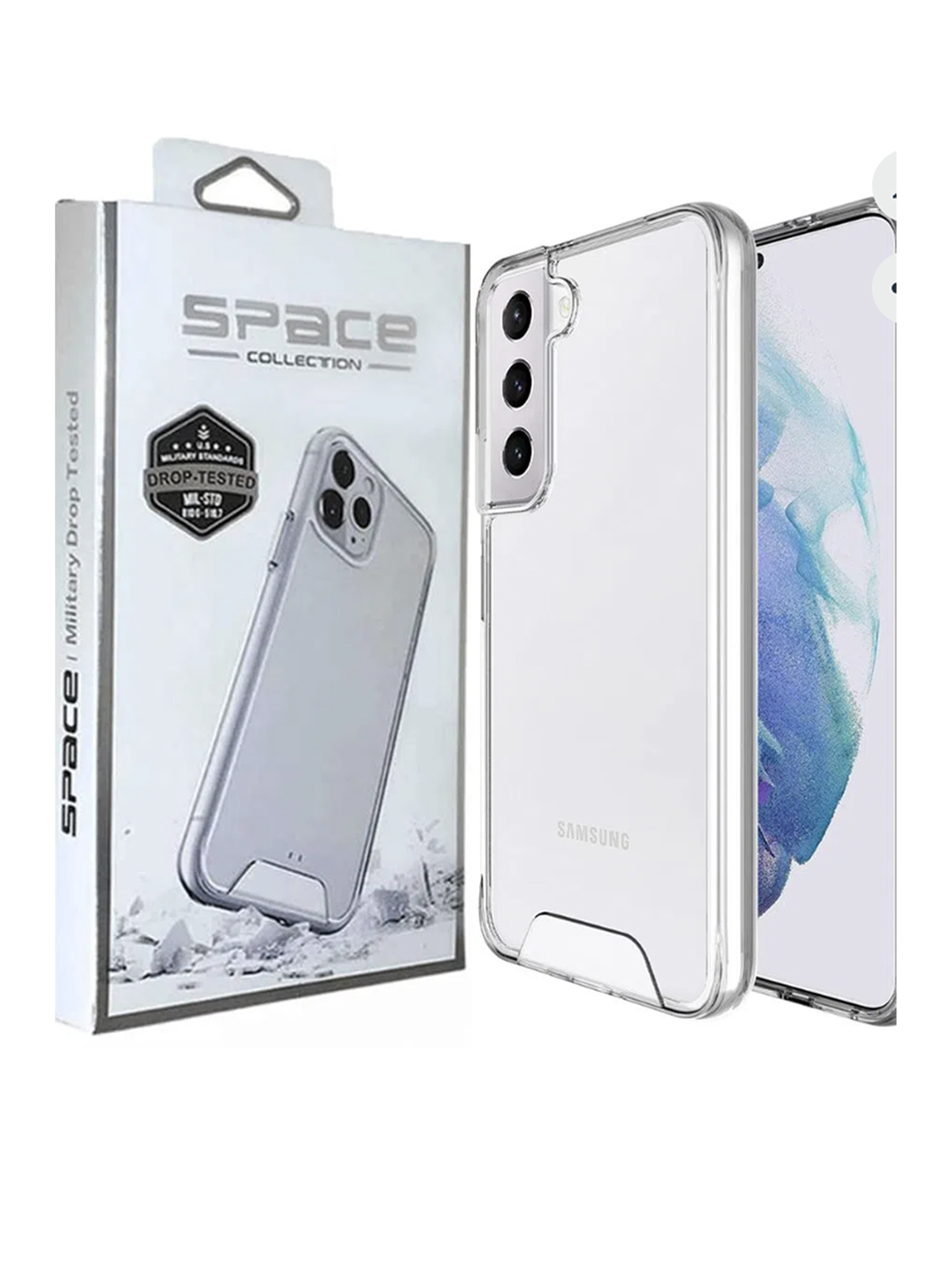 Carcasa Transparente Space Antigolpes Para Samsung S23 Plus-0