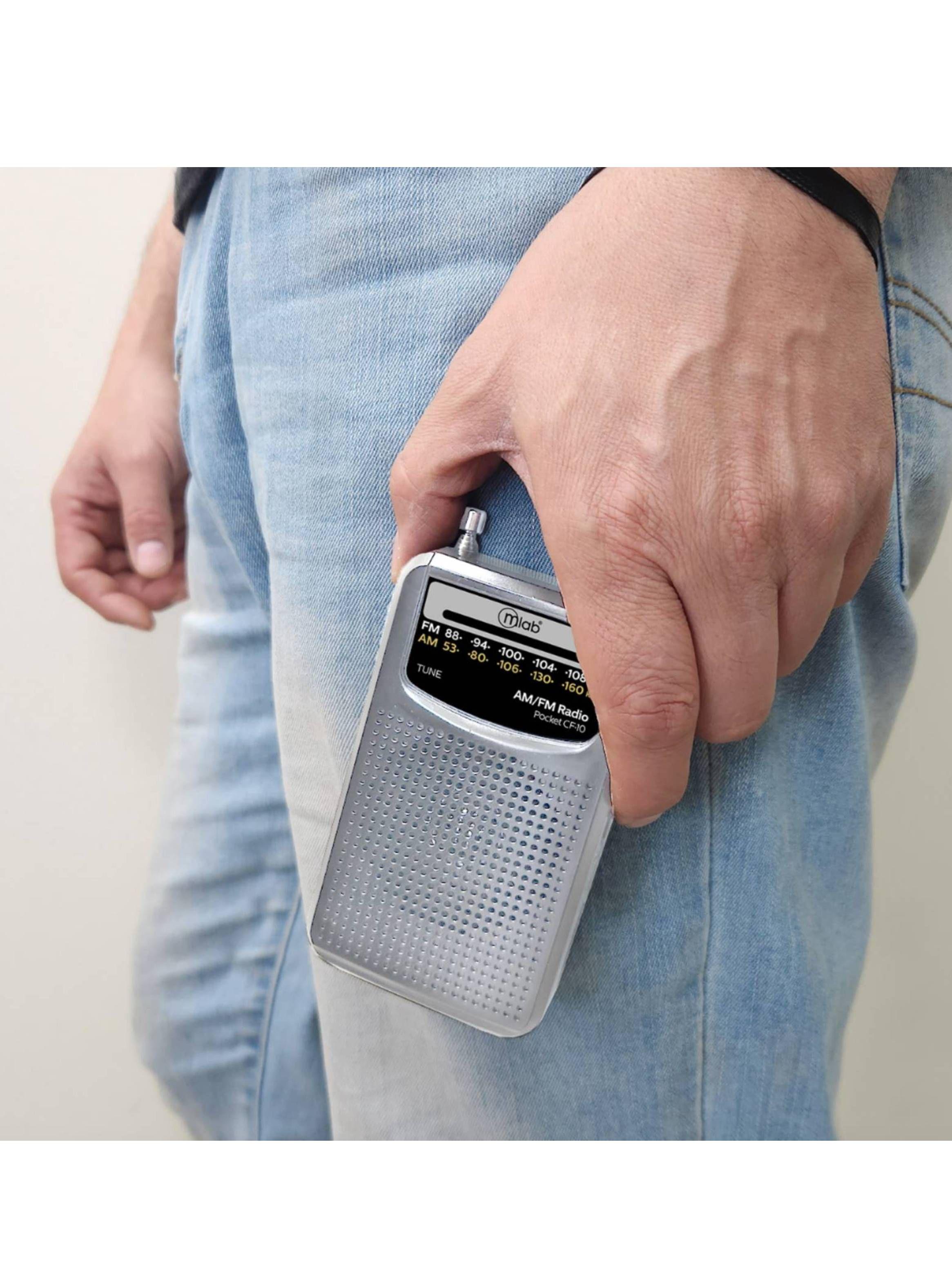 Radio Fm/am Portátil De Bolsillo a Pila-2