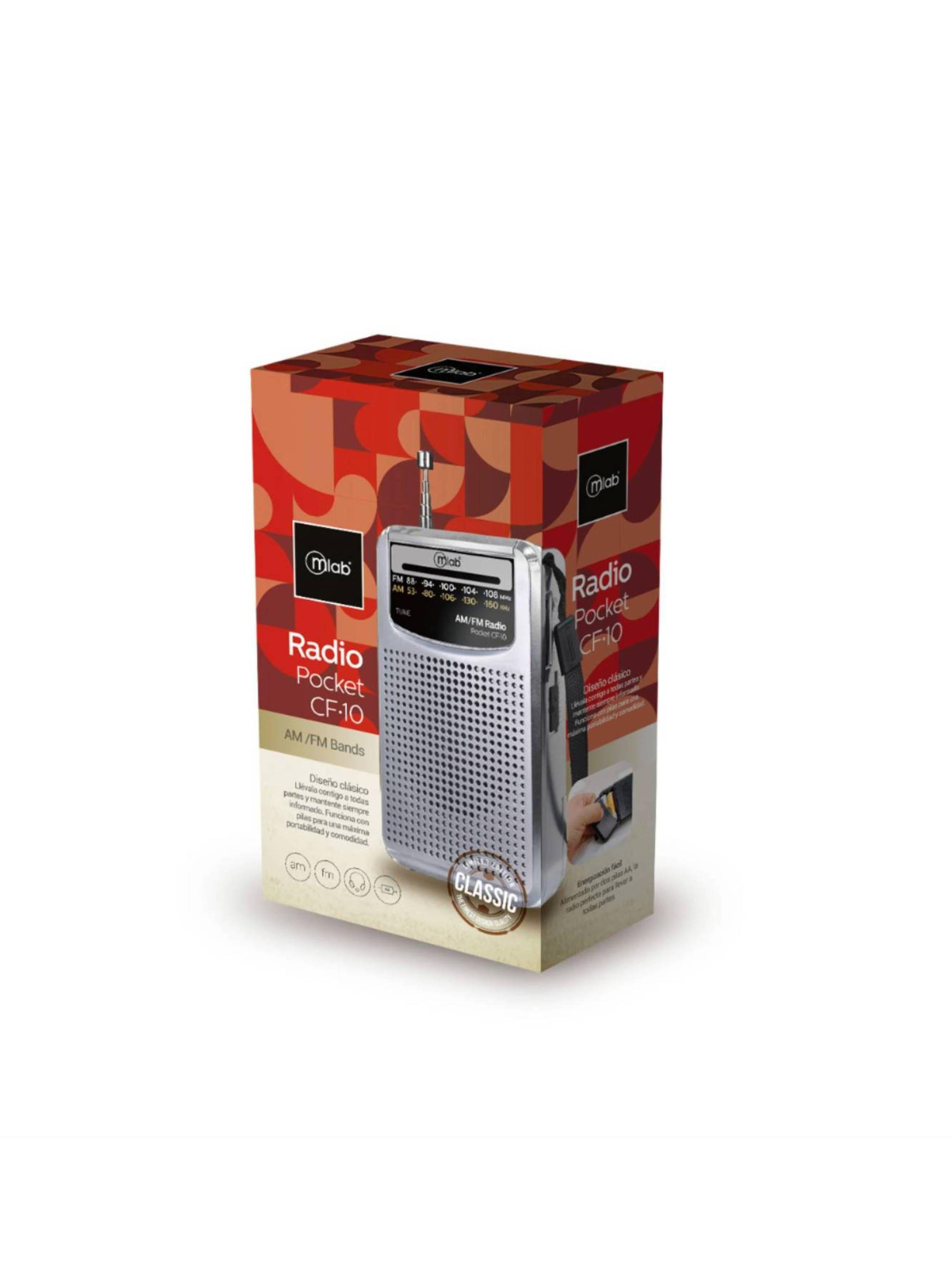 Radio Fm/am Portátil De Bolsillo a Pila-5