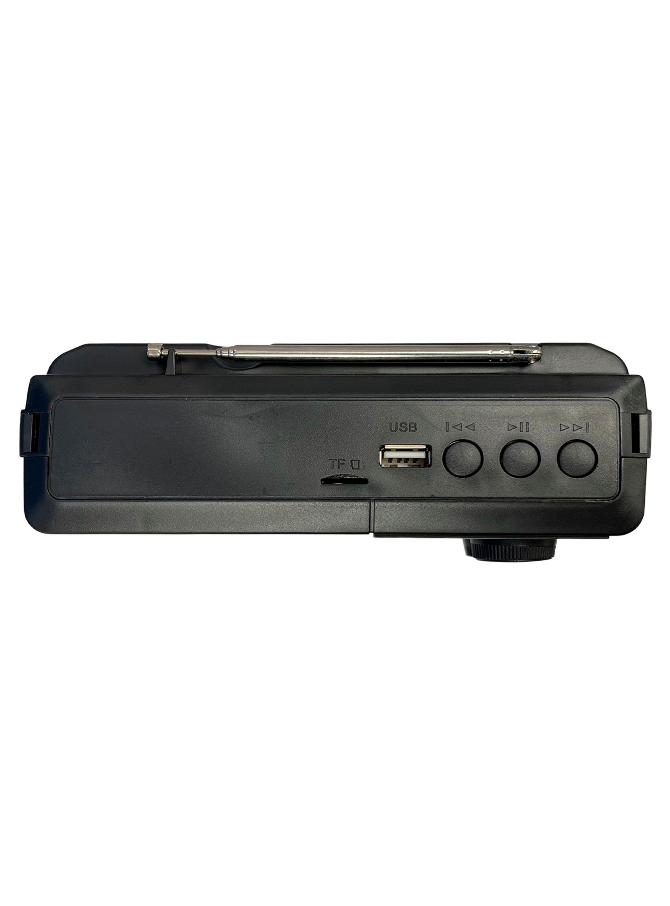 Radio Portatil 5W Recargable USB Con Linterna Tenolab TL639-2