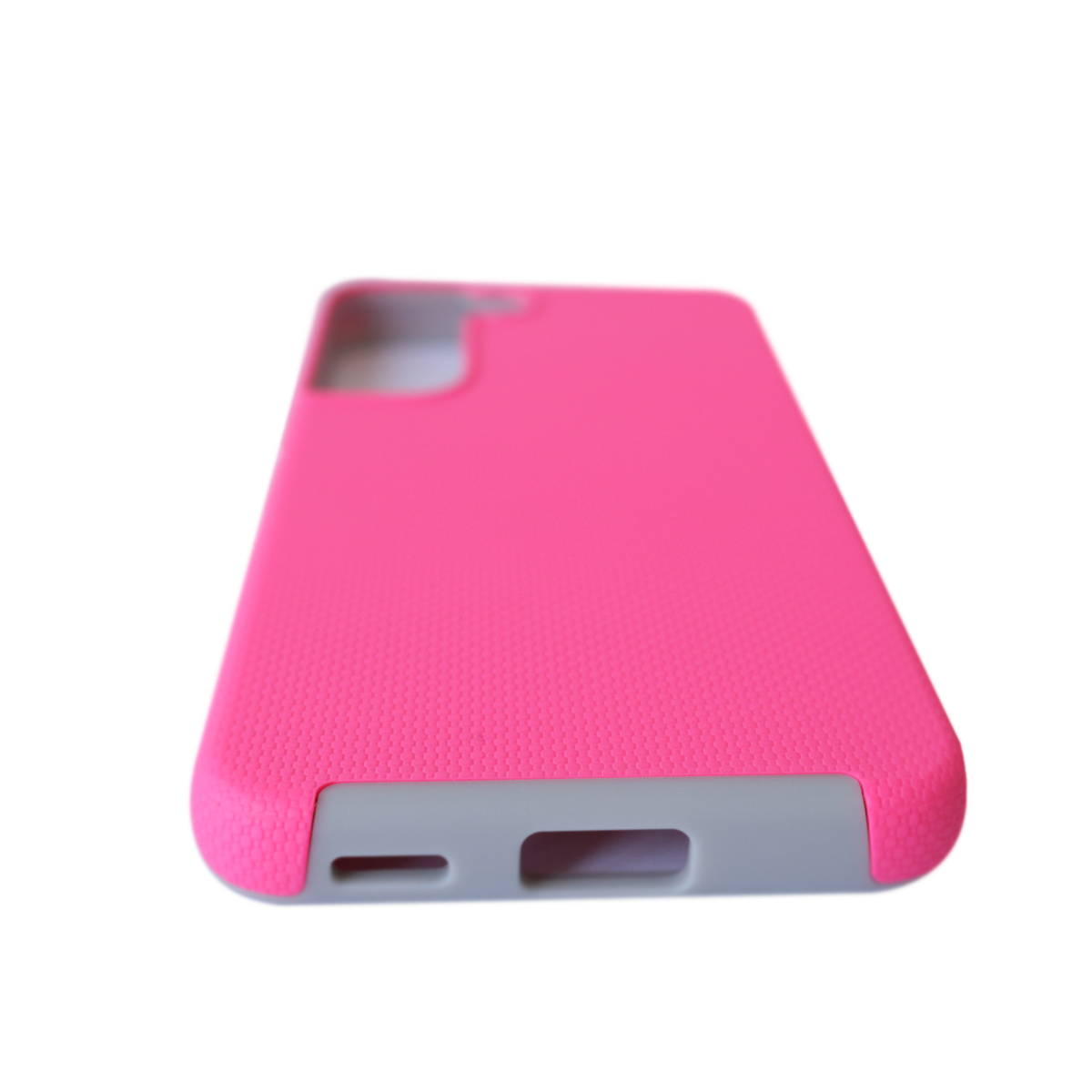Carcasa Para Samsung S22 AntiShok Goma Color Fucsia-3