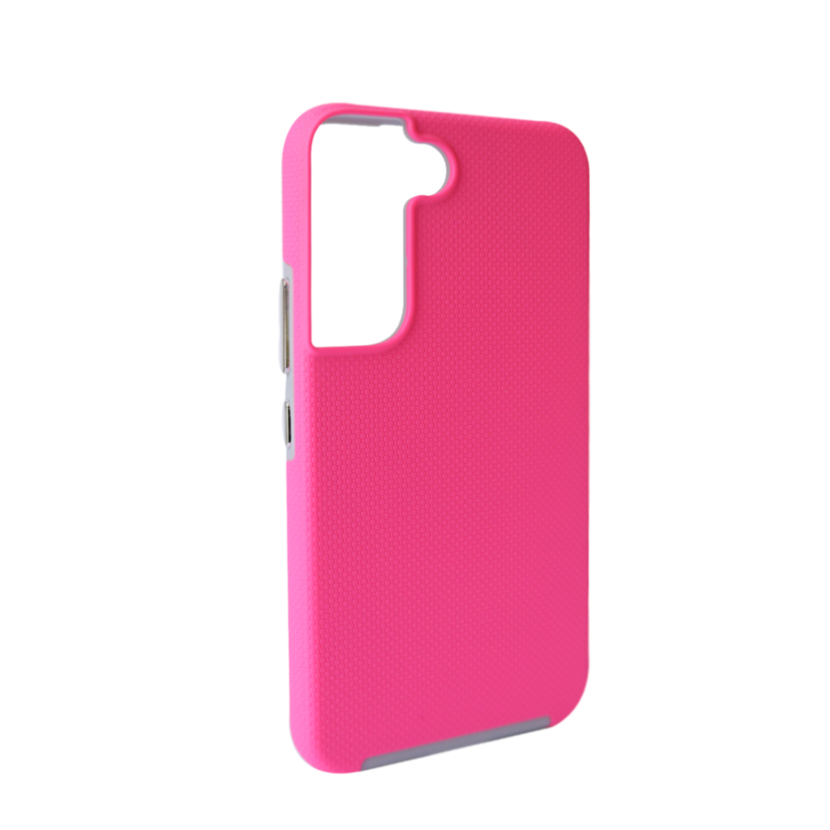 Carcasa Para Samsung S22 AntiShok Goma Color Fucsia-2