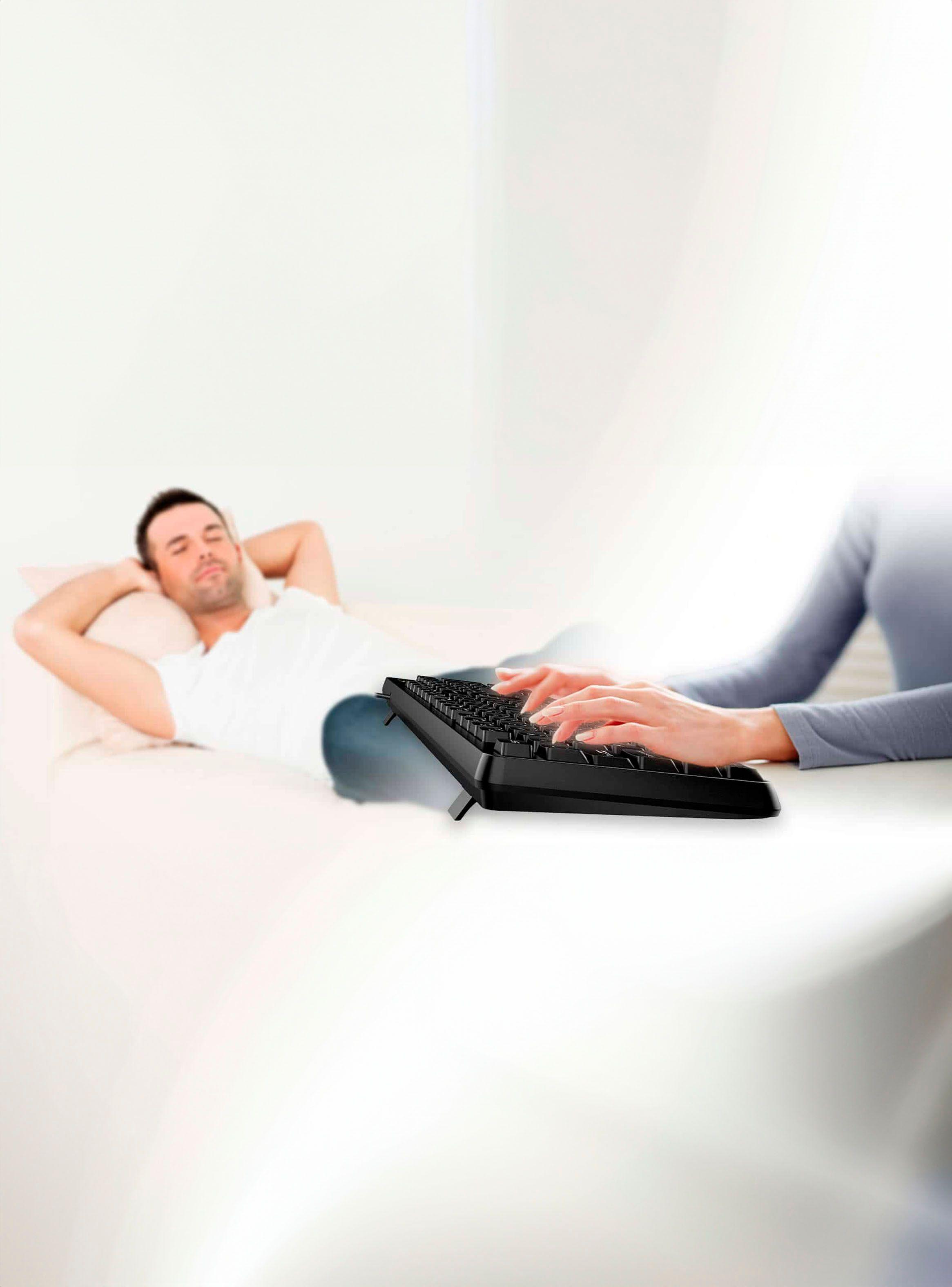 Teclado Cable USB Resistente A Derrames Genius KB-117 Negro-4