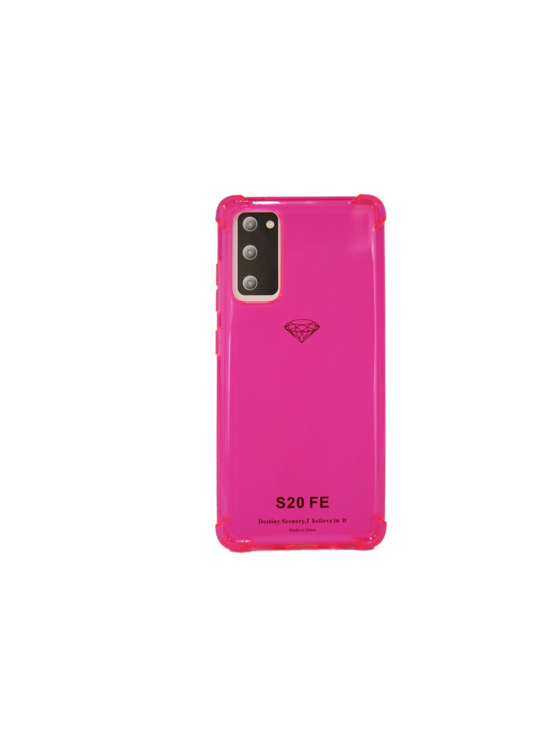 Carcasa Anti-Shock Para Samsung S20 FE Fluor Rosa-7