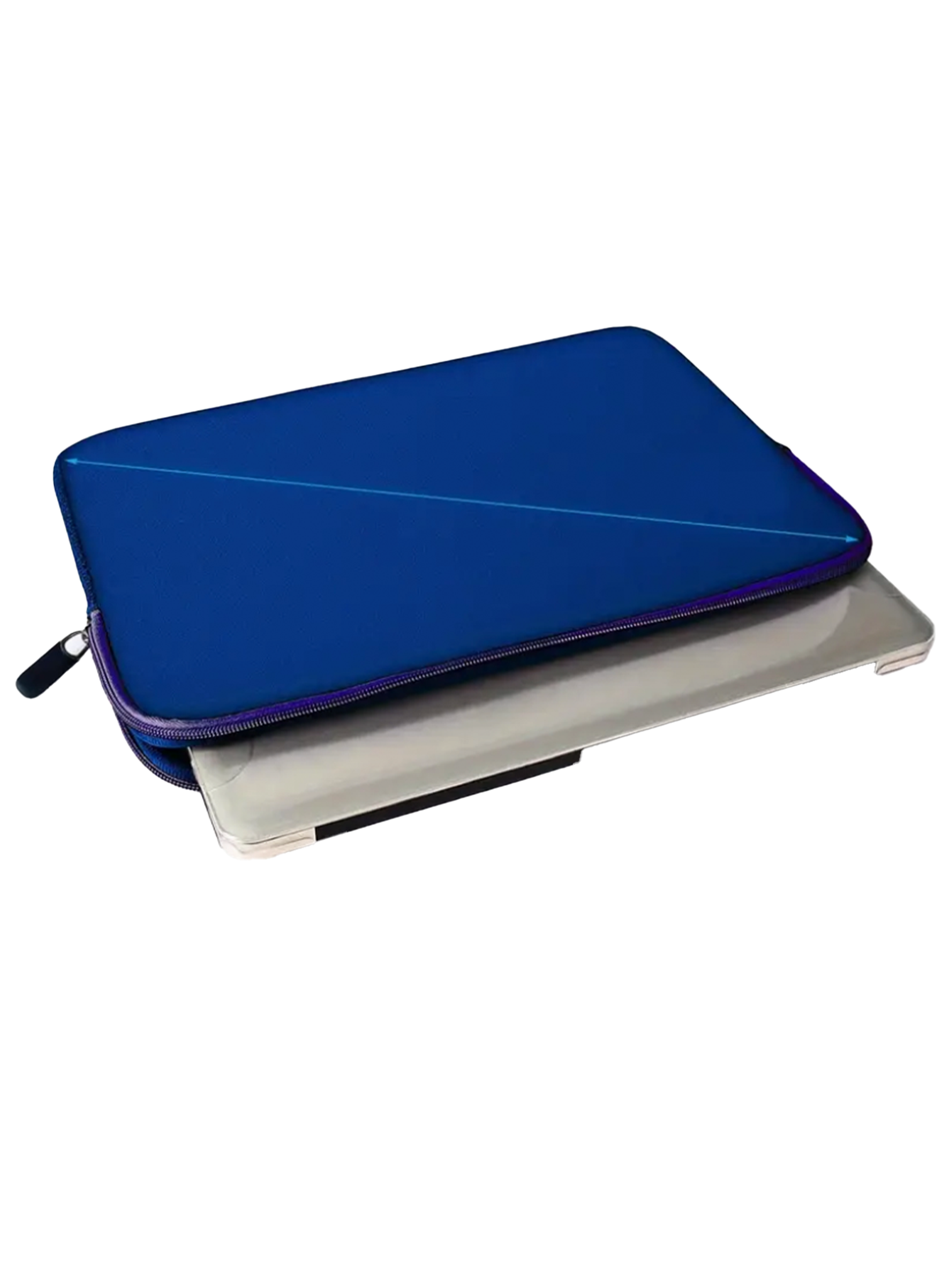 Bolso Funda Para Notebook 13 Pulgadas Con Cierre Azul-1
