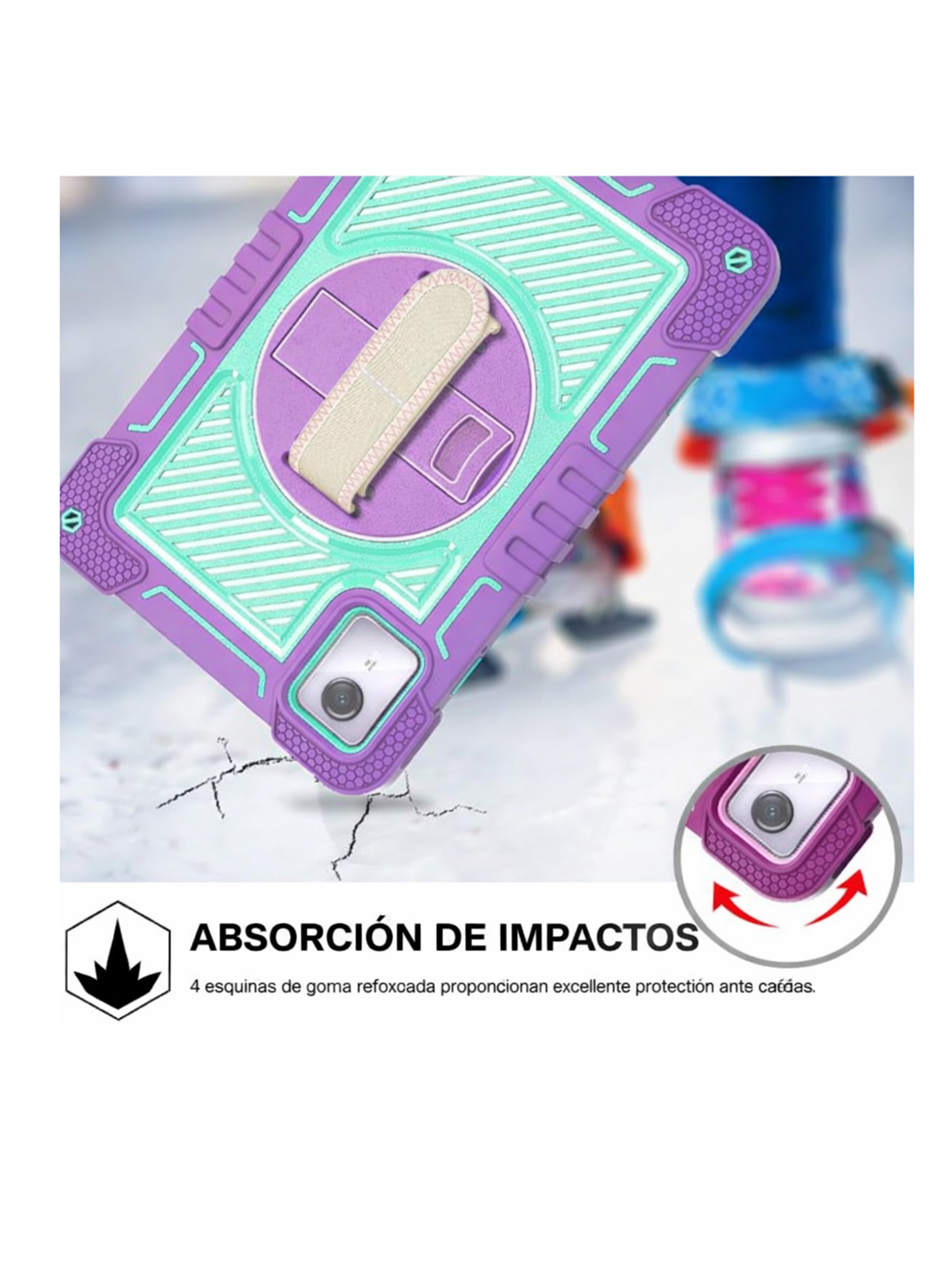 Funda Carcasa Antigolpes Armadura 360 Para Tablet Lenovo M11-2