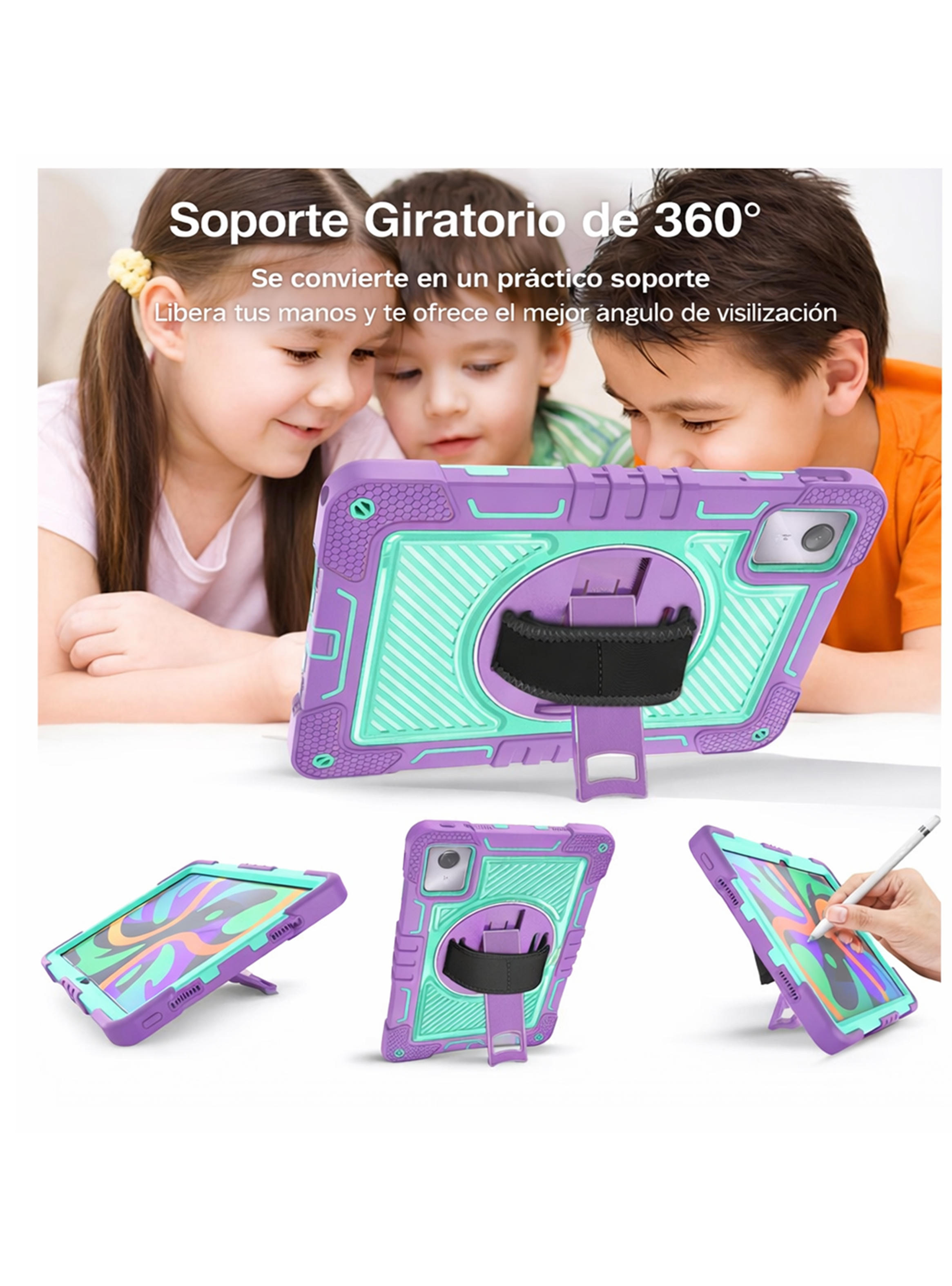 Funda Carcasa Antigolpes Armadura 360 Para Tablet Lenovo M11-3