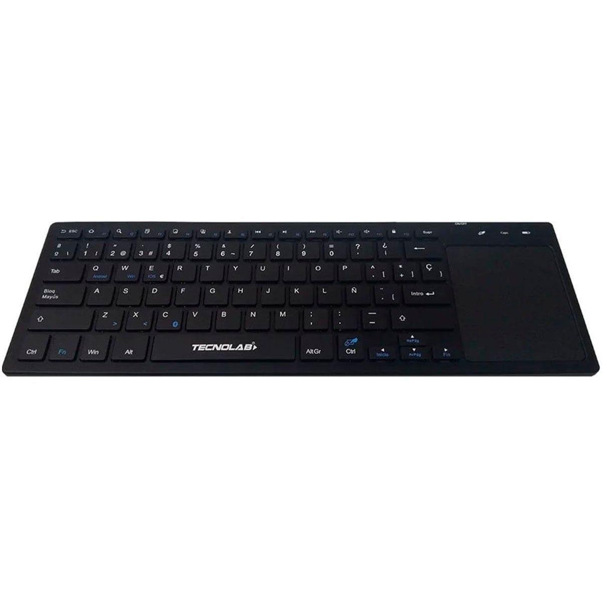 Teclado Tecnolab Inalámbrico Bt Ultra Delgado Touchpad TL028-0