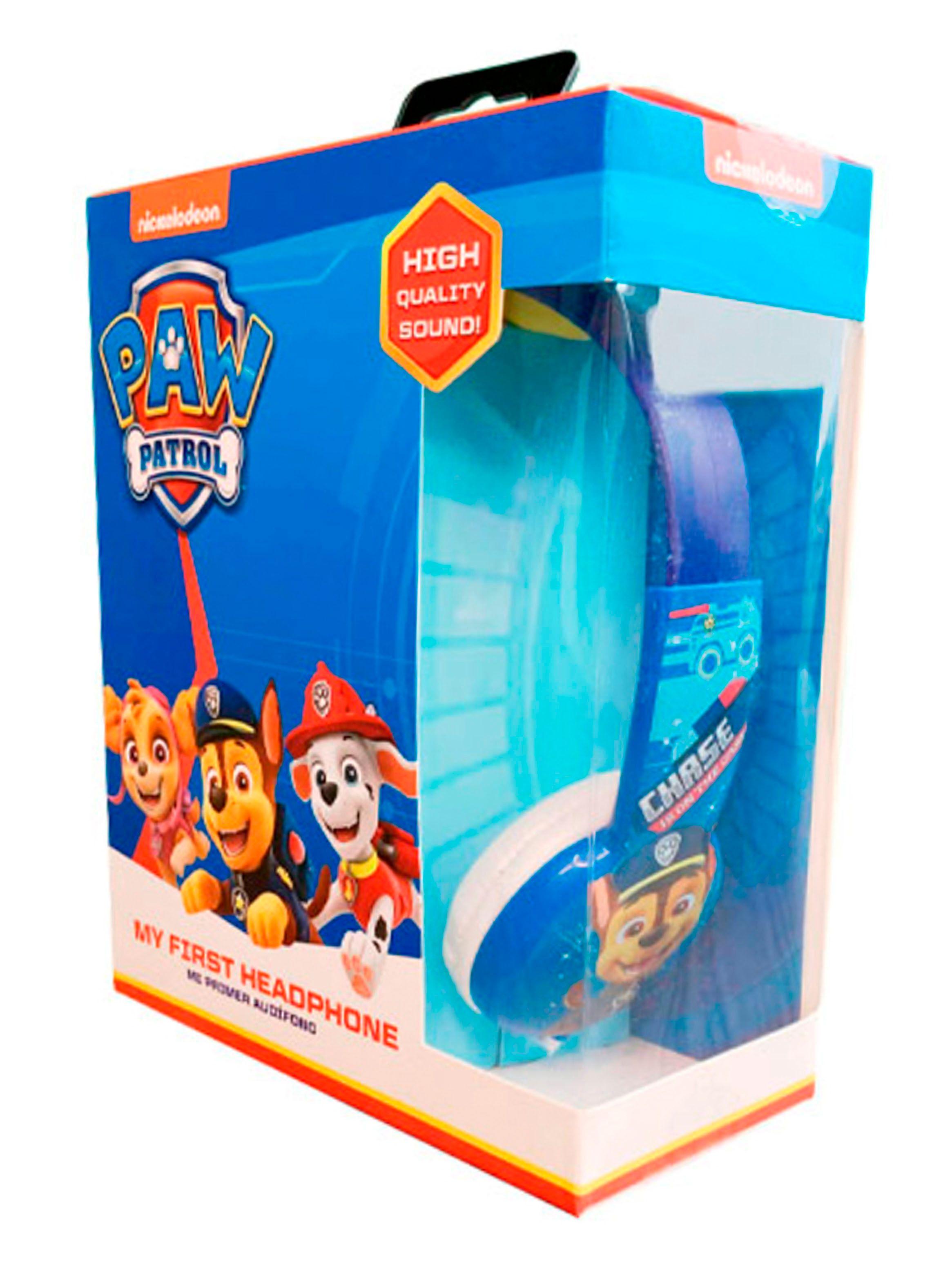 Audifonos Con Cable Diseño Paw Patrol Conexión 3.5mm Azul-3