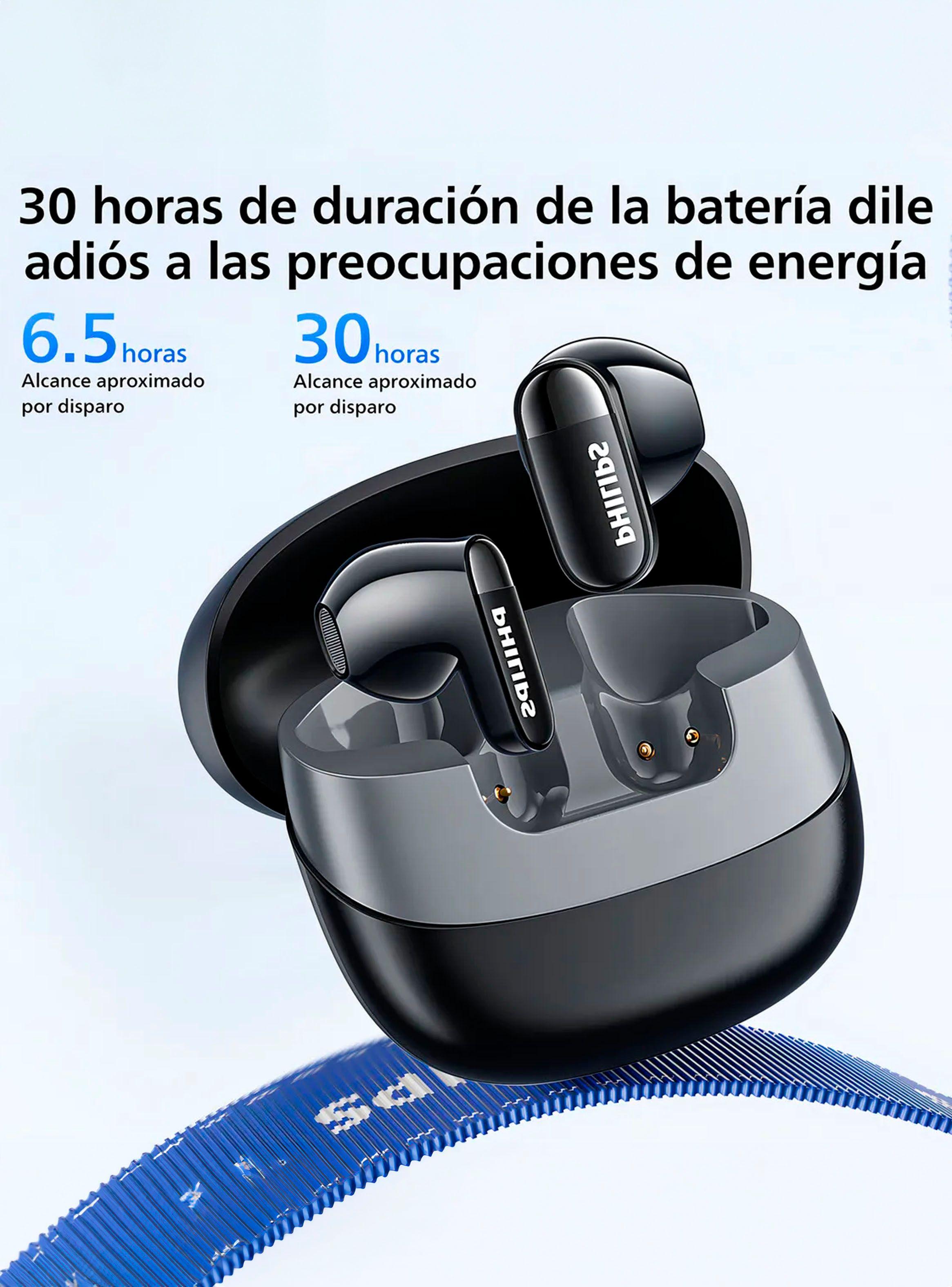 Audifonos Inalambricos Bluetooth Philips TAT2169 25hrs Negro-1