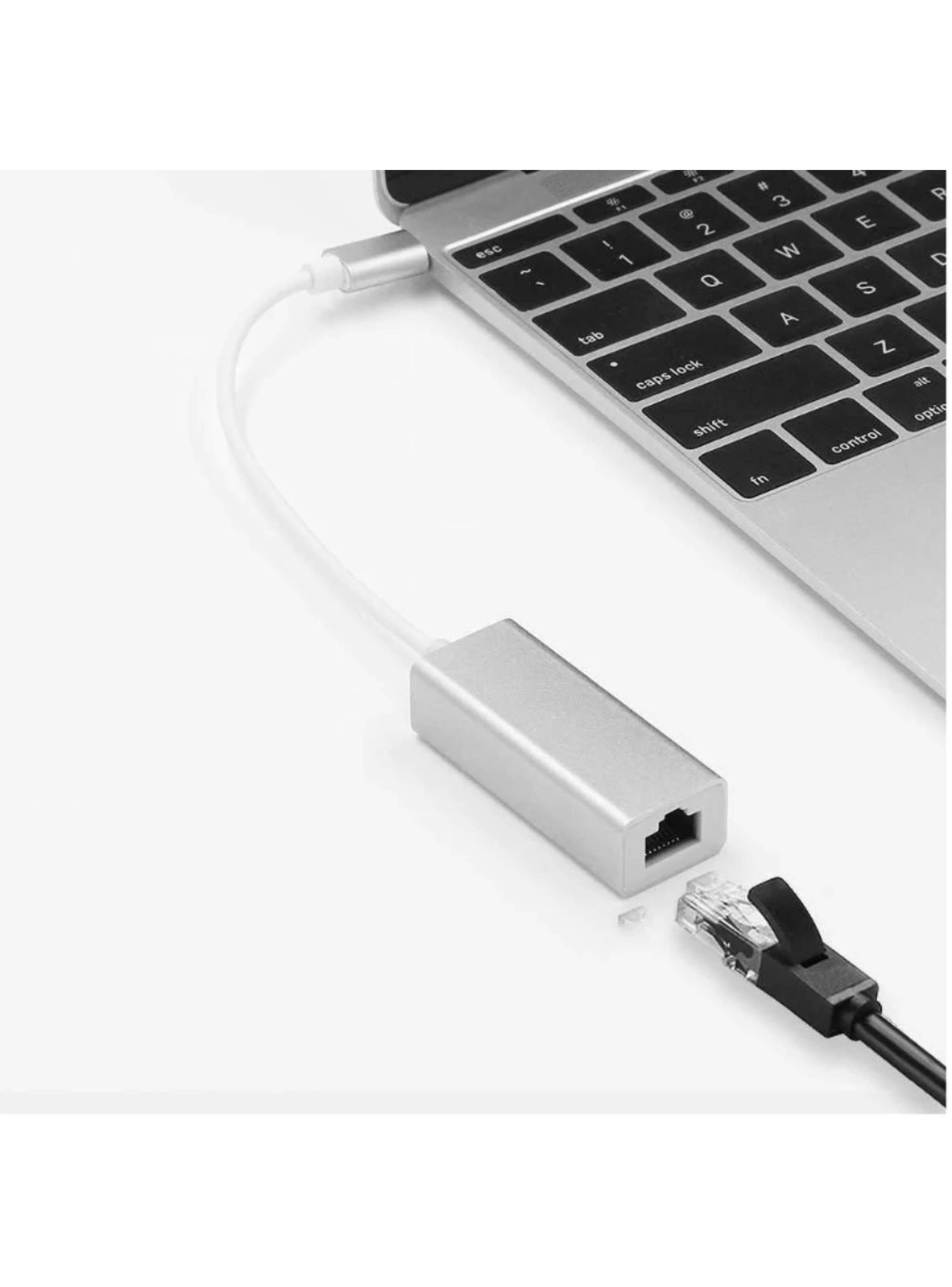 Adaptador Cable USB-C A ETHERNET RJ45-3