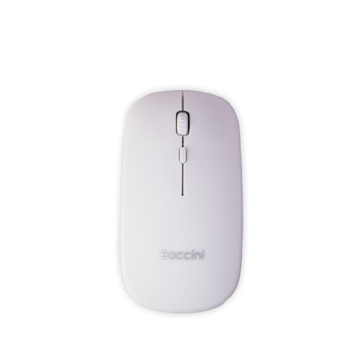 Mouse Inalámbrico Bluetooth Boccini  Blanco-0