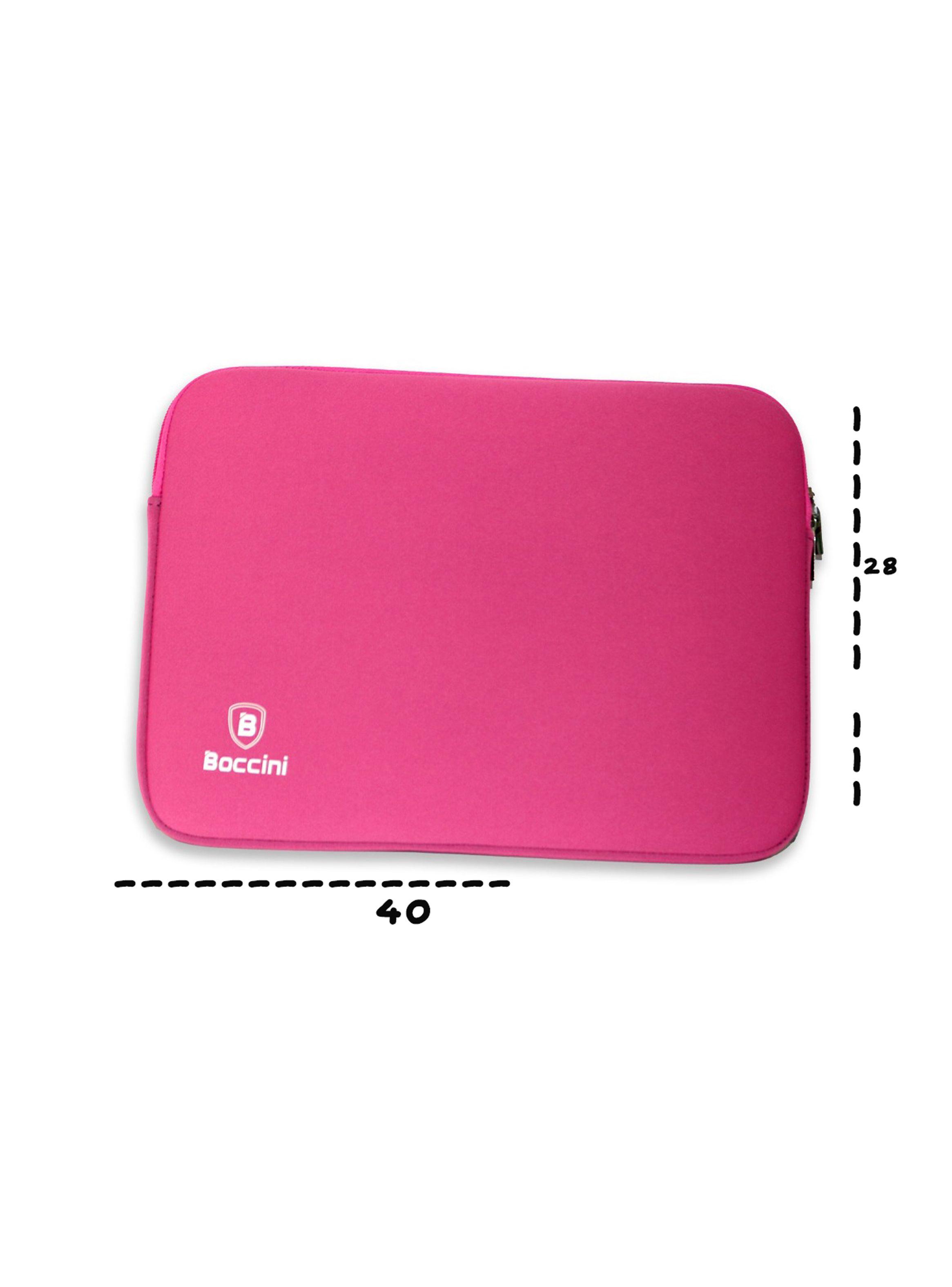 Funda Notebook 15 Pulgadas Universal Cierre Fucsia-2