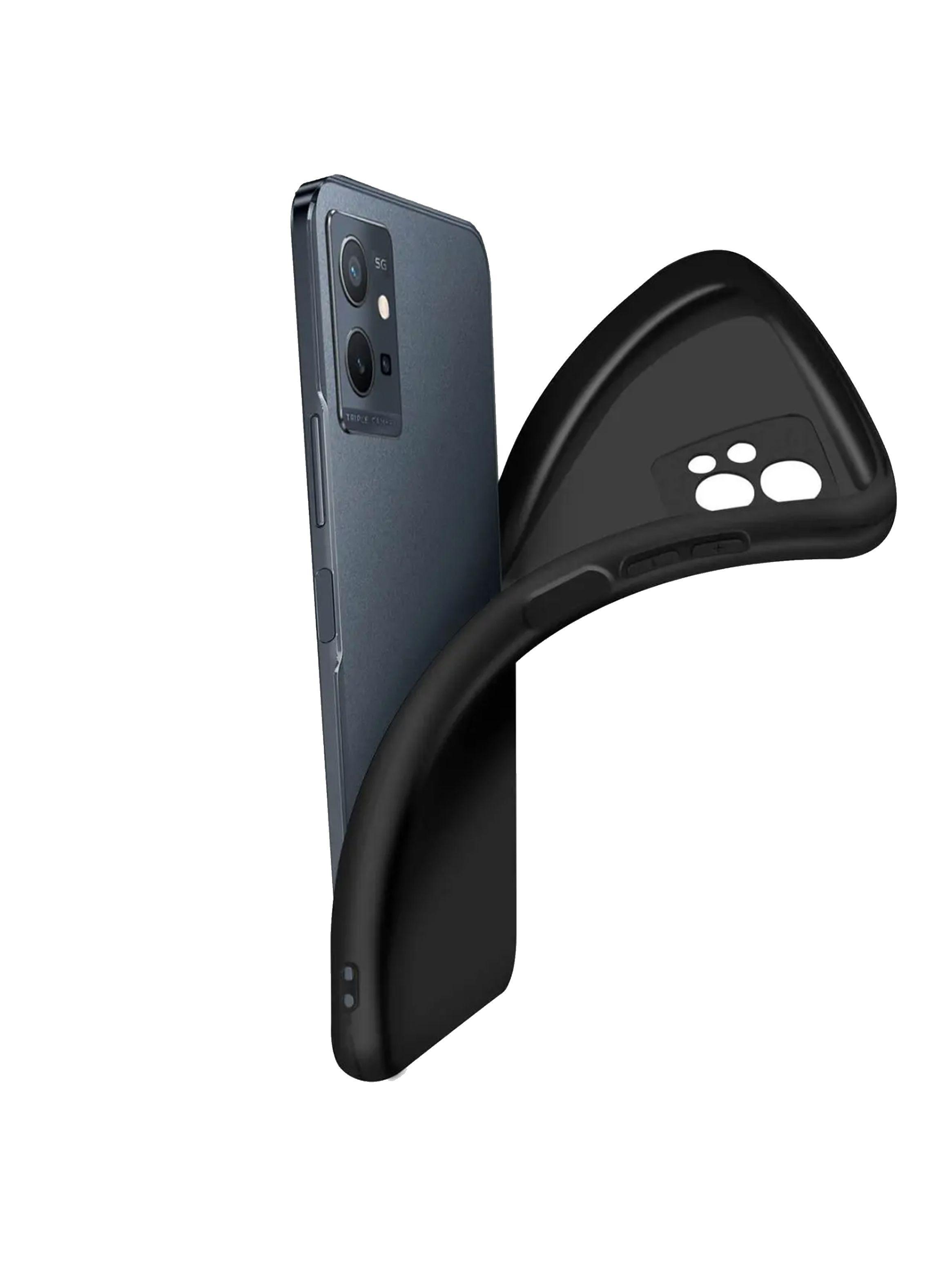 Carcasa Funda Vivo Y55 5G Goma Fucsia-2