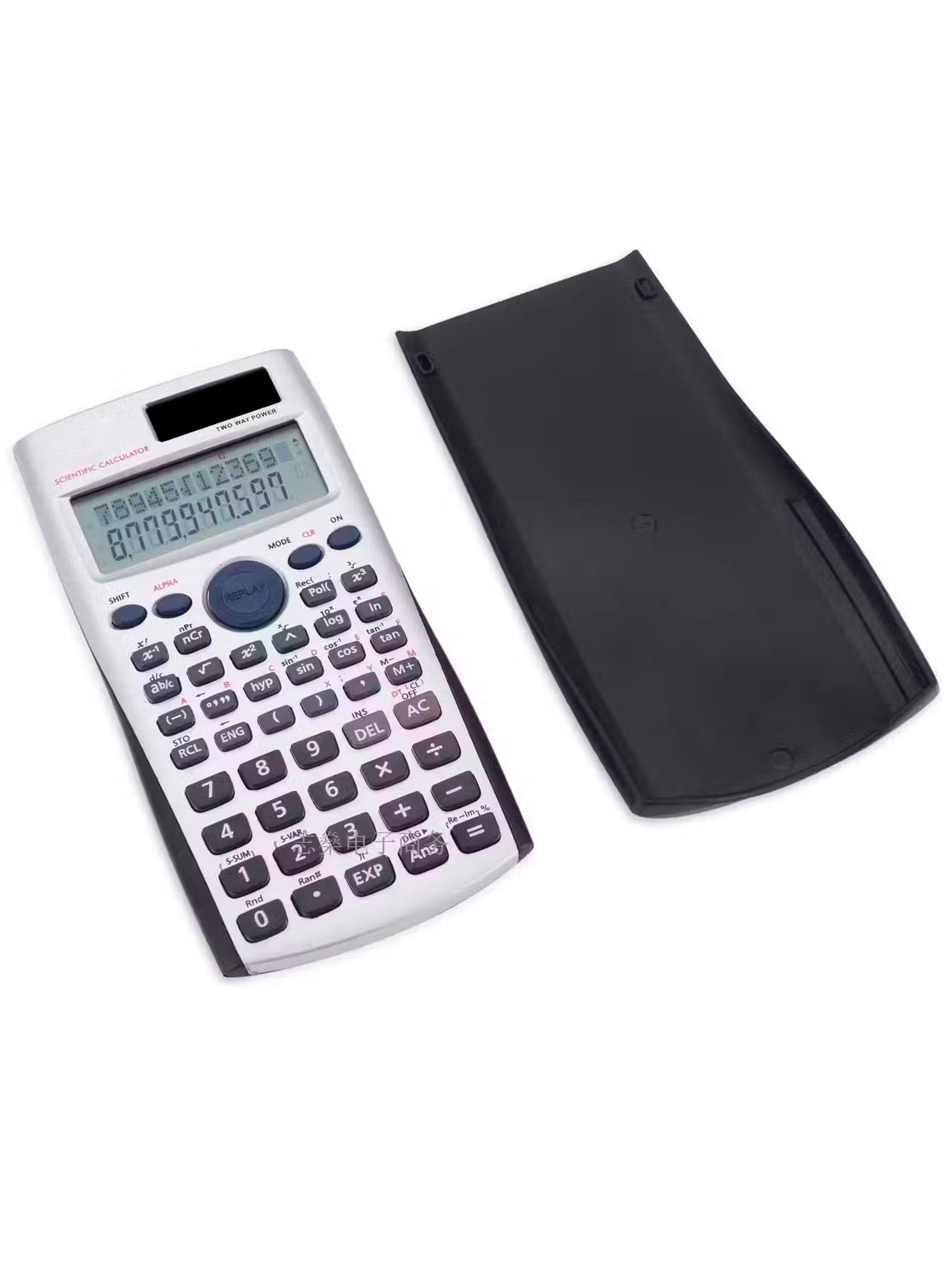 Calculadora Cientifica Con Panel Solar Pantalla LCD 01154-2