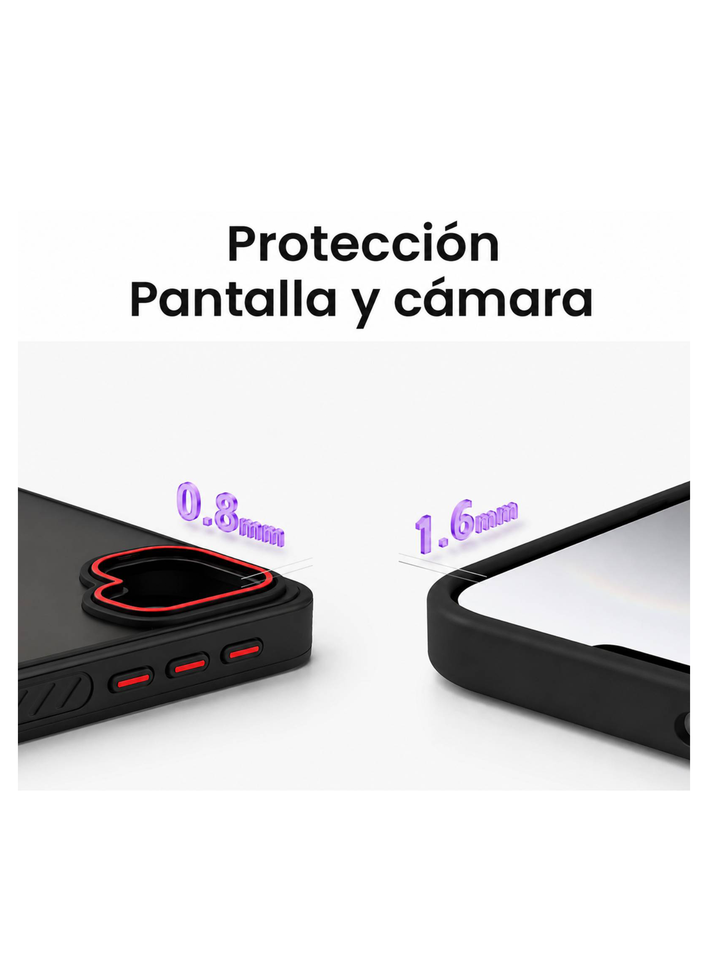 Carcasa Matte Compatible Con Samsung A26 5G Azul-2