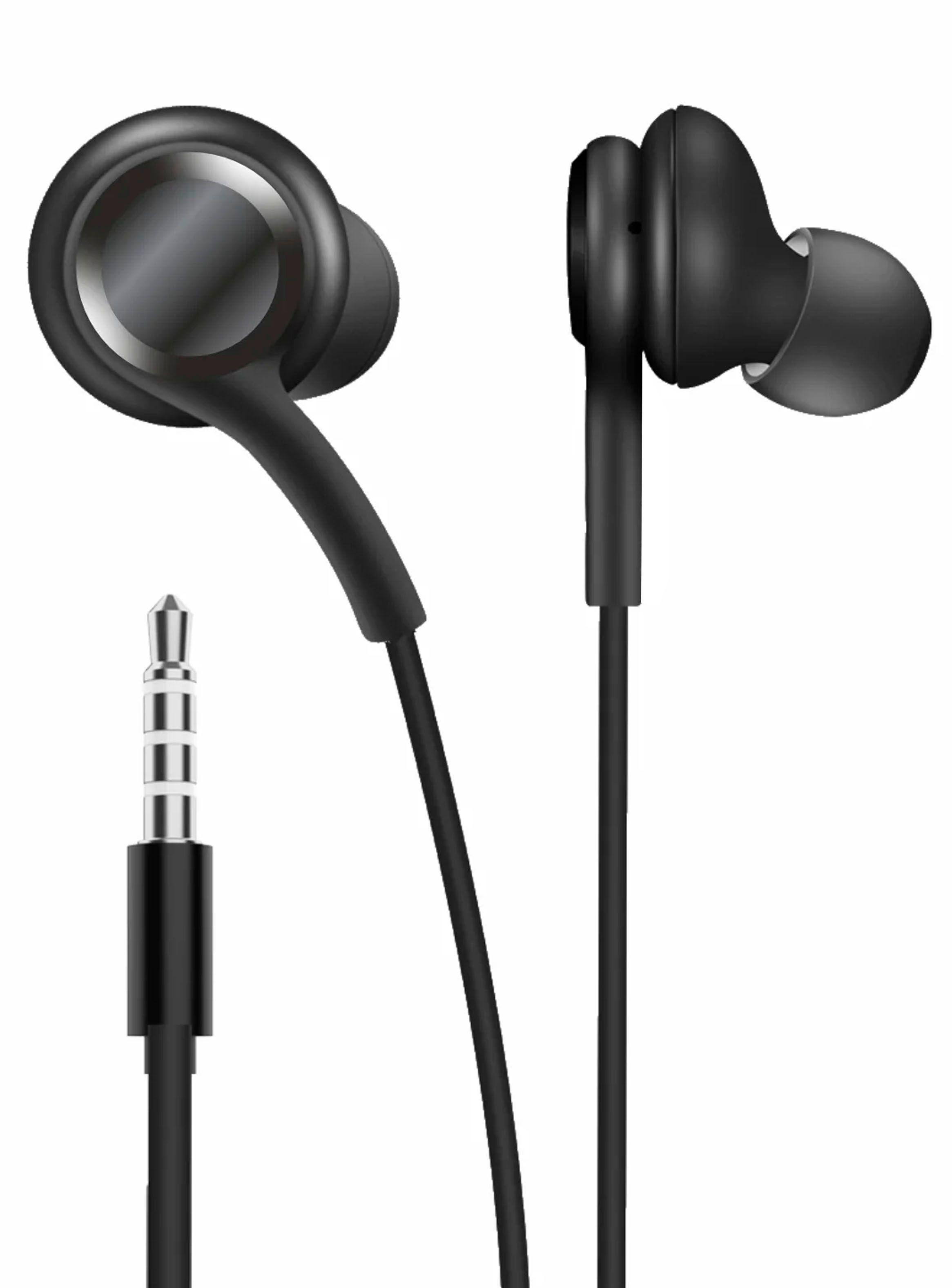 Audifono Manos Libres Aux 3.5 Con Goma Control Volumen Negro-0