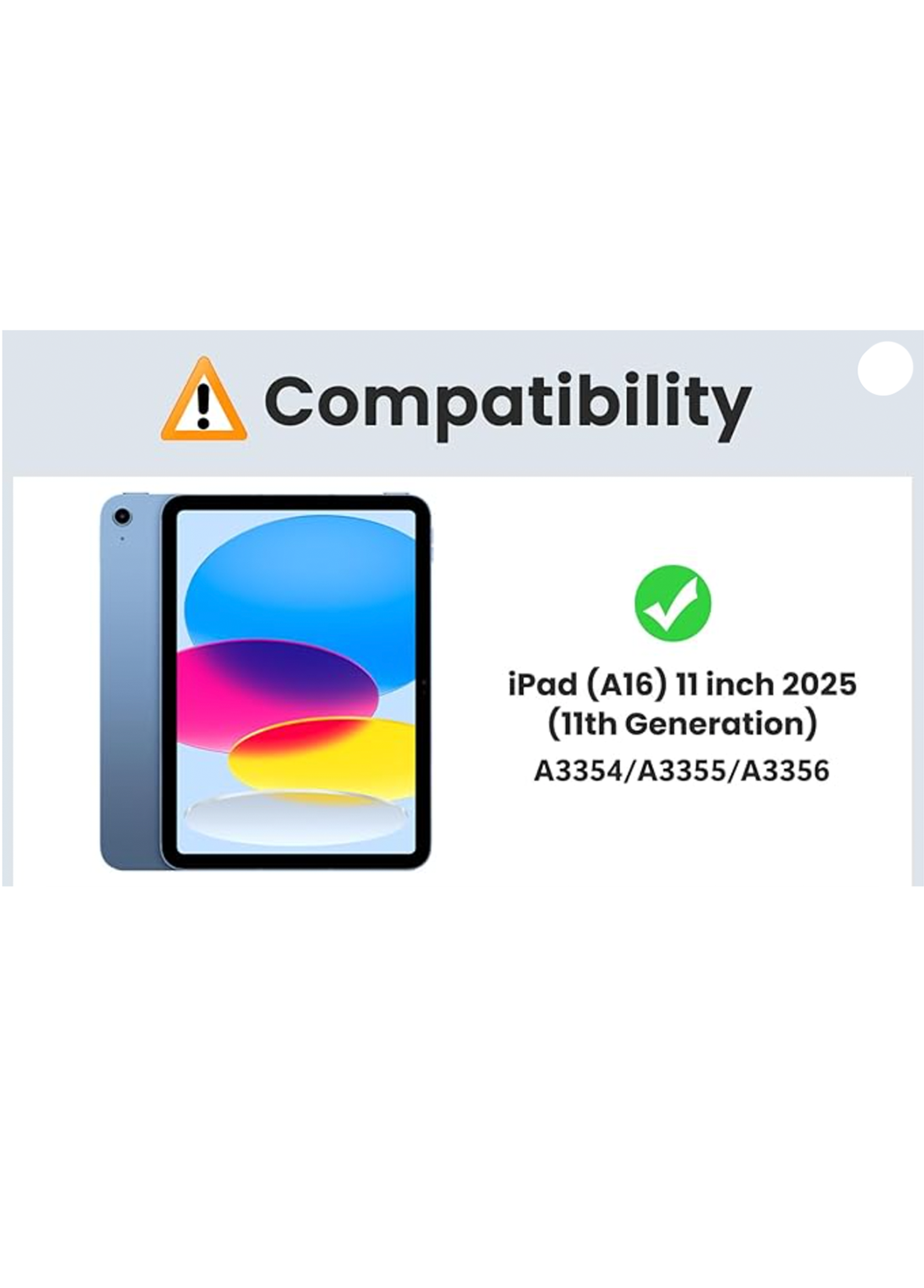 Funda Armadura 360 Lamina Clear Para iPad 11th G A16 2025-2