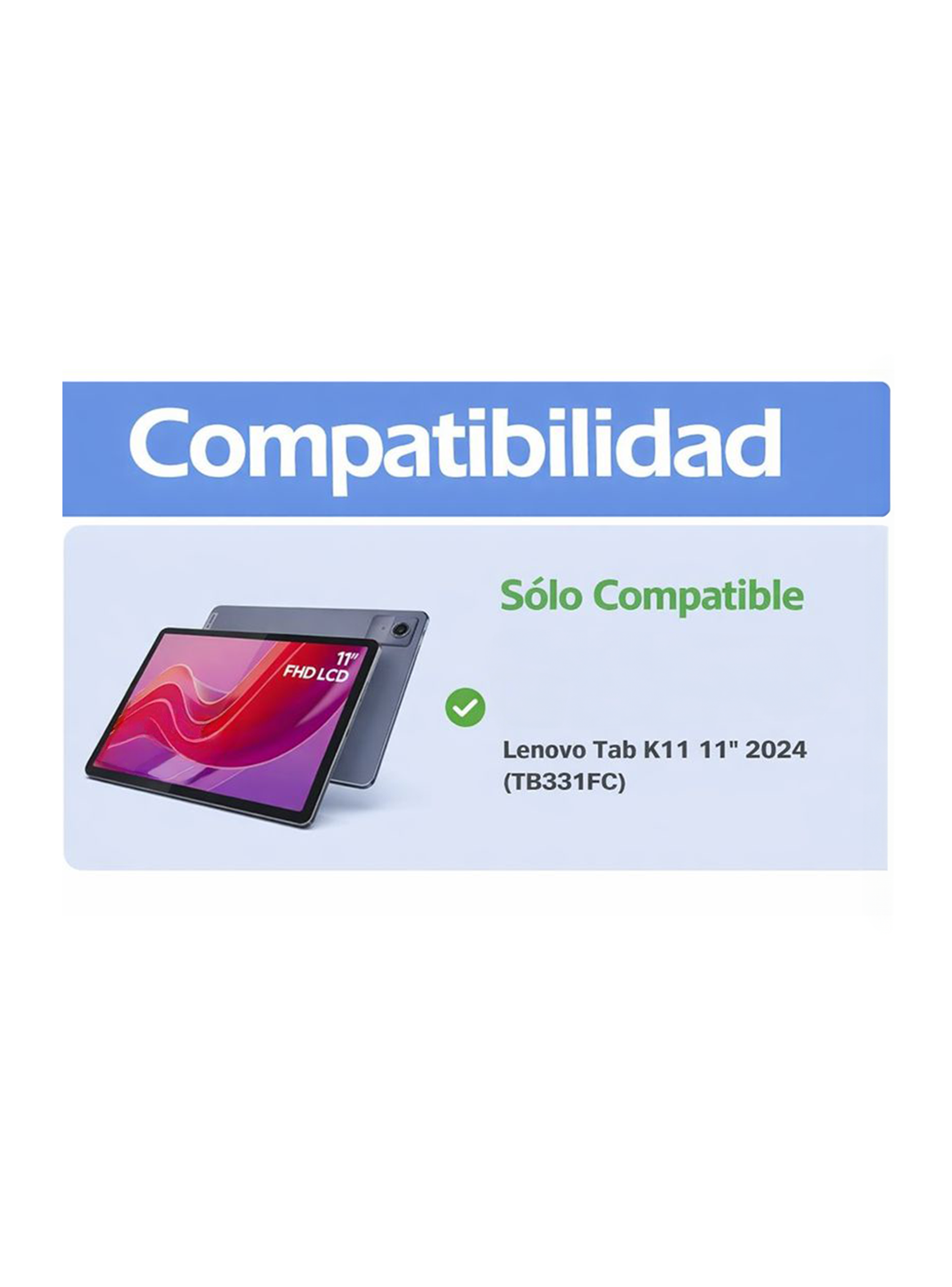 Funda Smart Cover Ranura Para Tablet Lenovo K11 11 Pulgadas-2