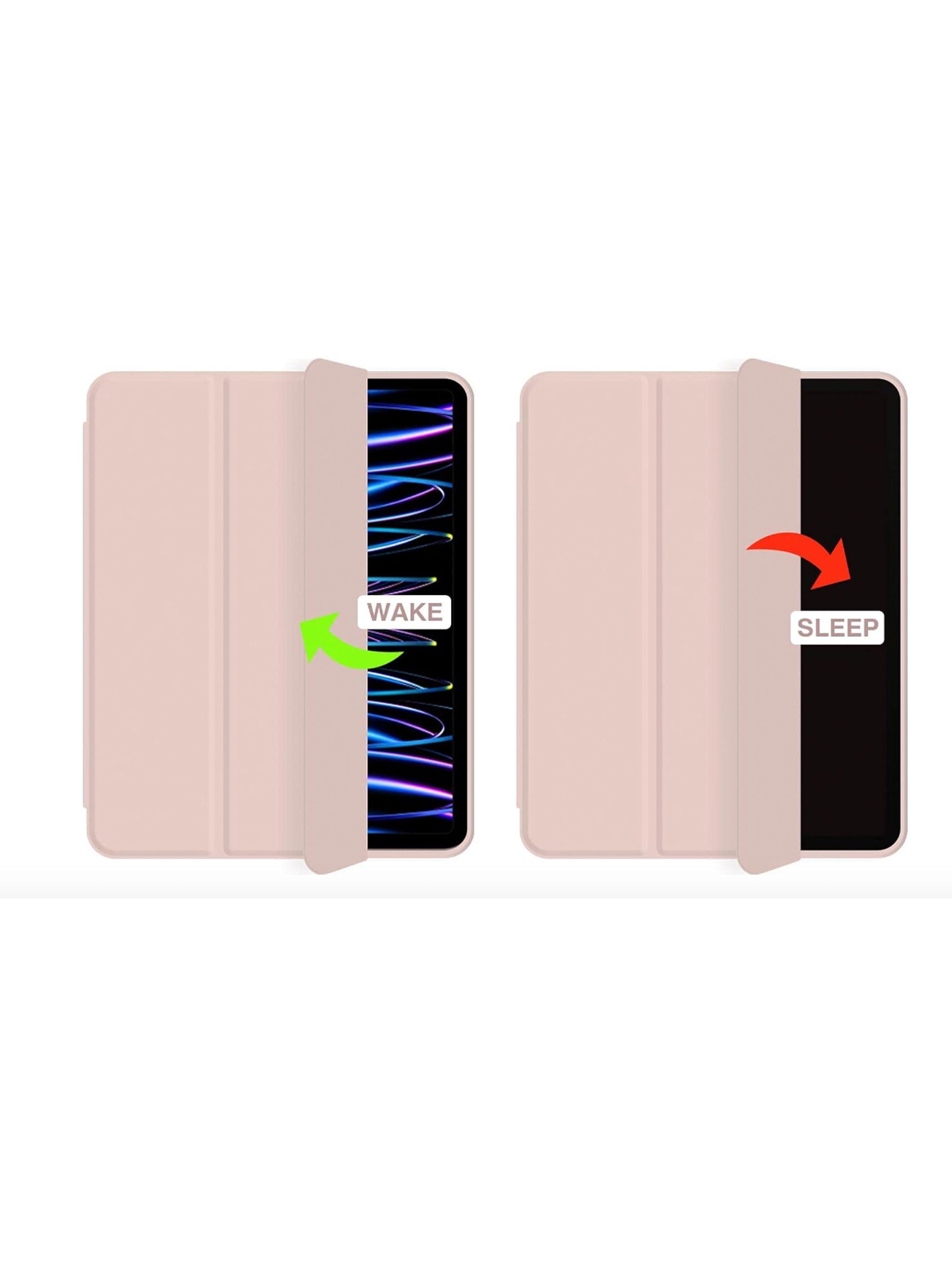 Funda Lamina Paper like Smart Cover Para iPad 12.9(Pro) Rosa-4