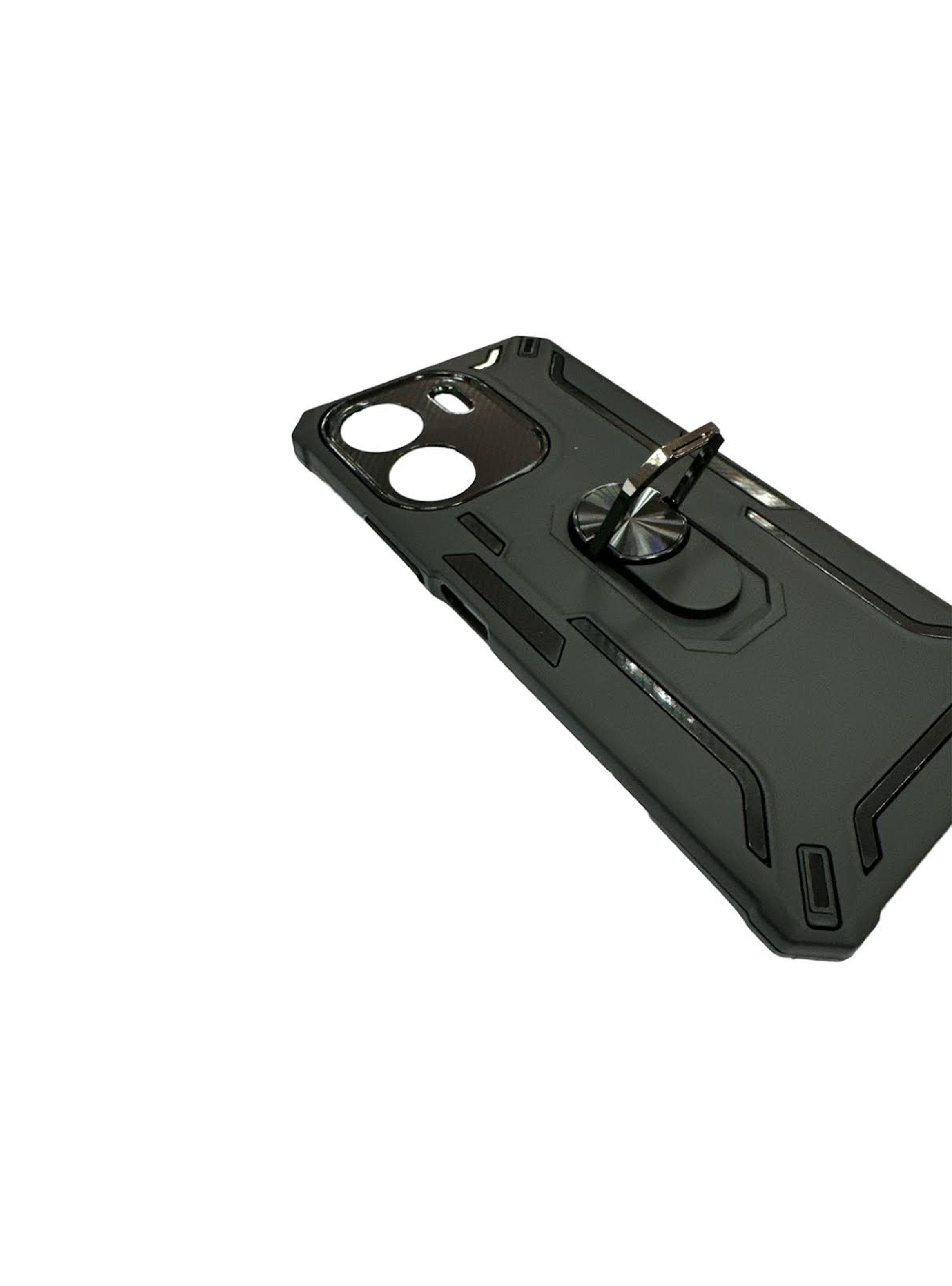 Carcasa Para Xiaomi Redmi 13C Anti golpes Soporte Rojo-3