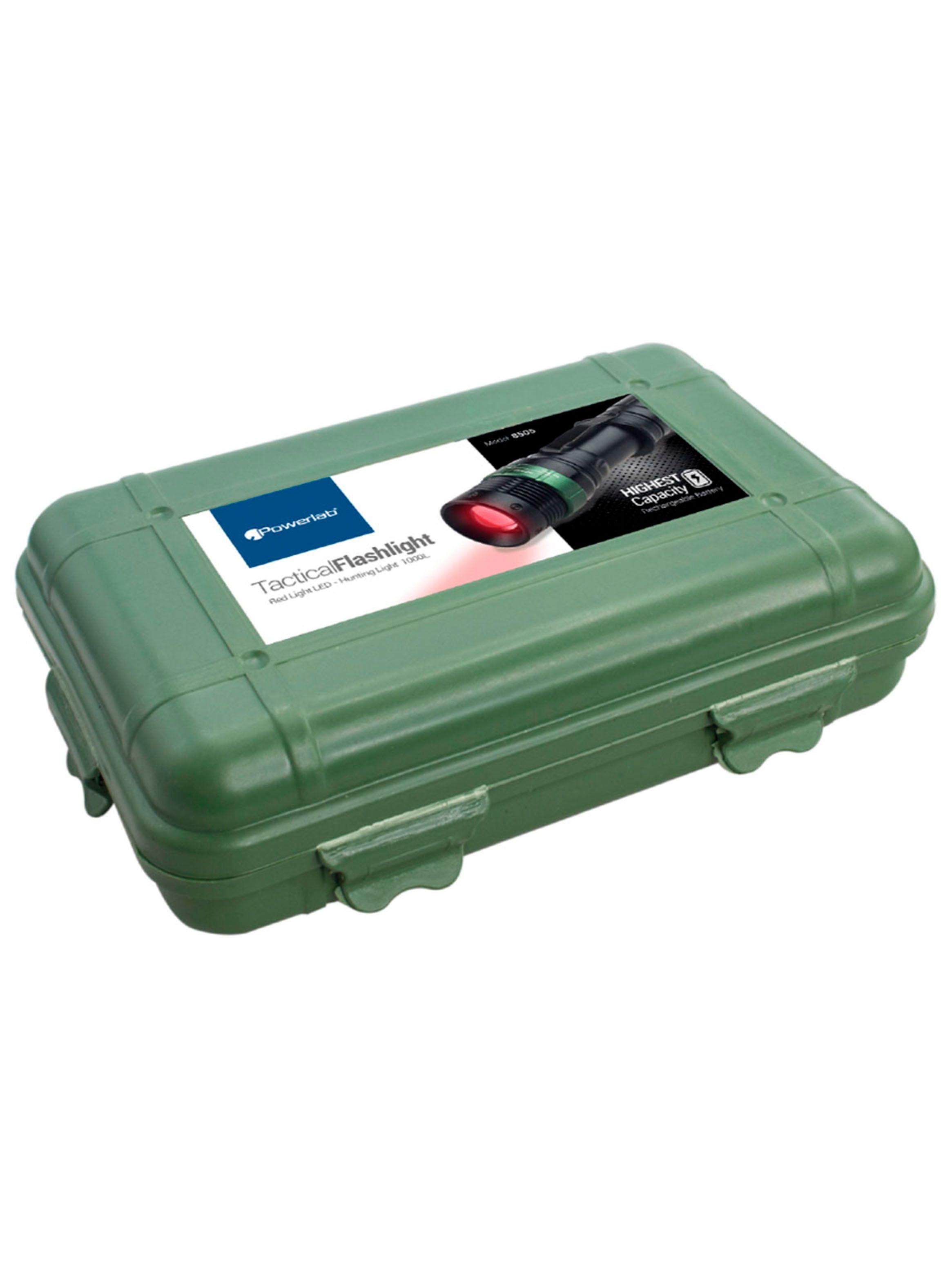 Linterna Powerlab Led Tactica Zoom 1000 Lm Luz Roja 8505-4