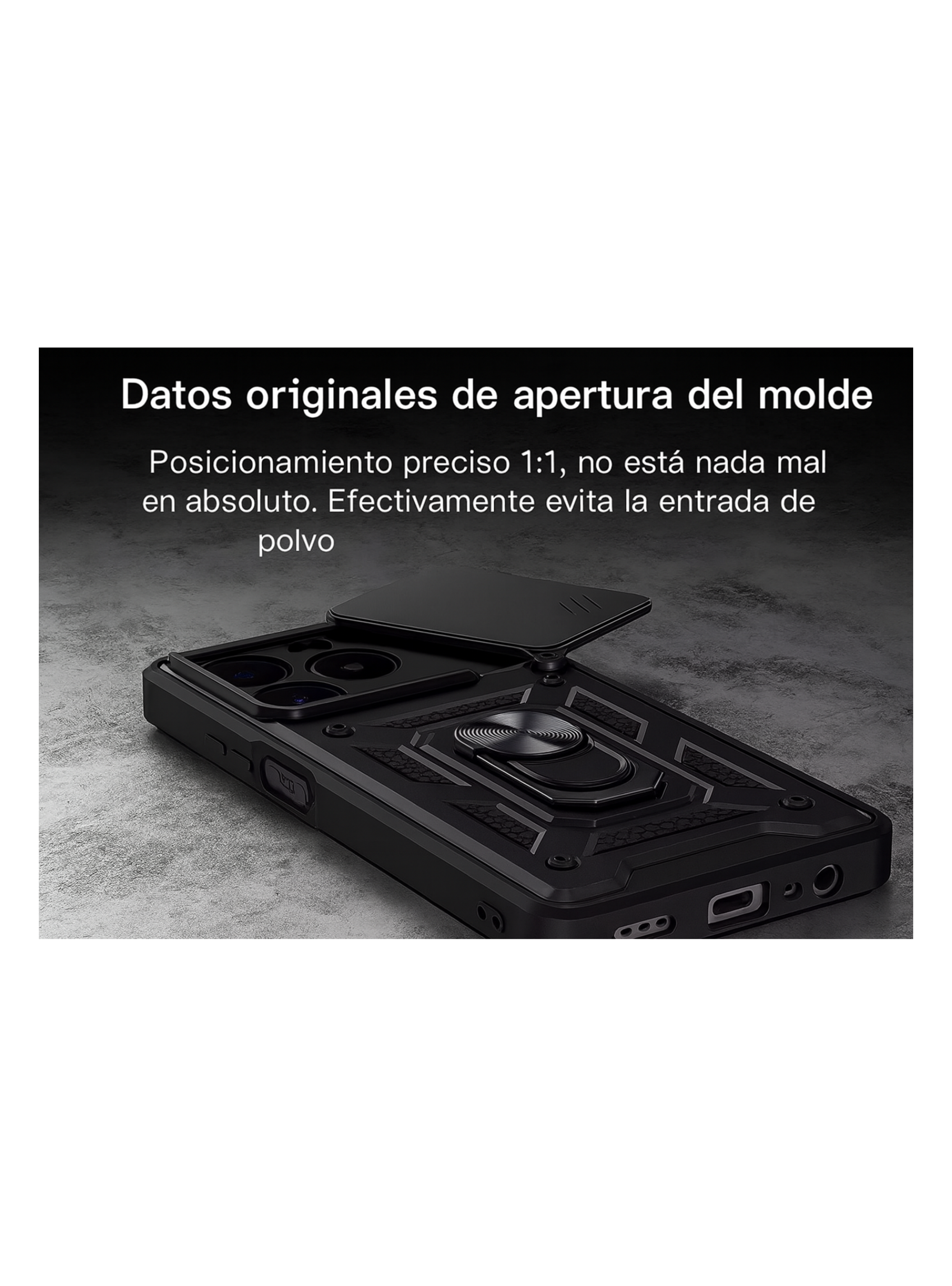 Carcasa Con Anillo Y Ventana Camara Para IPhone 17-1