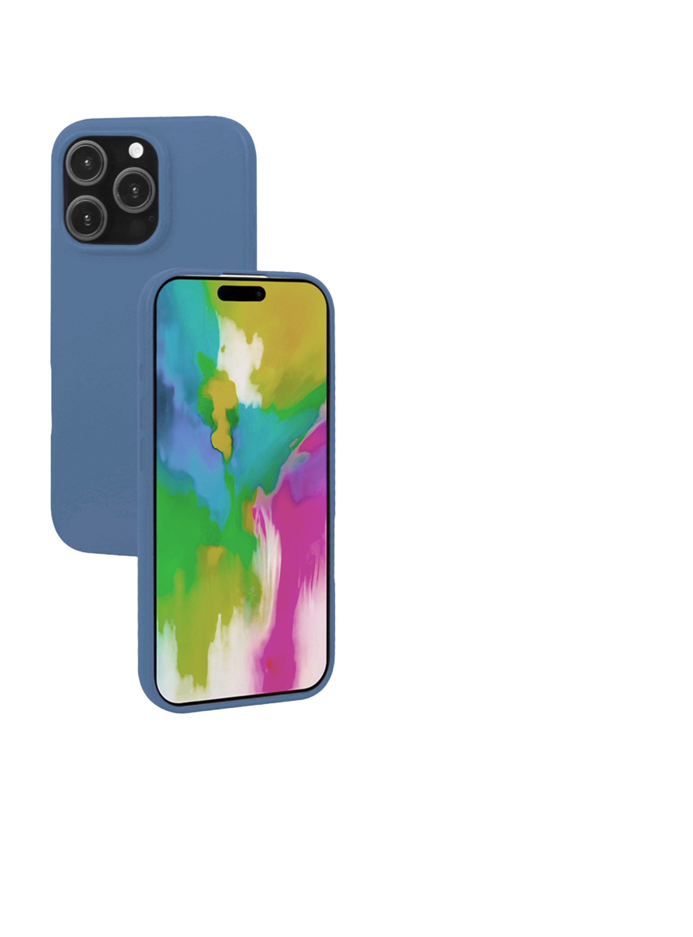 Carcasa Lamina Vidrio Para iPhone 16 Pro Azul Oscuro-3