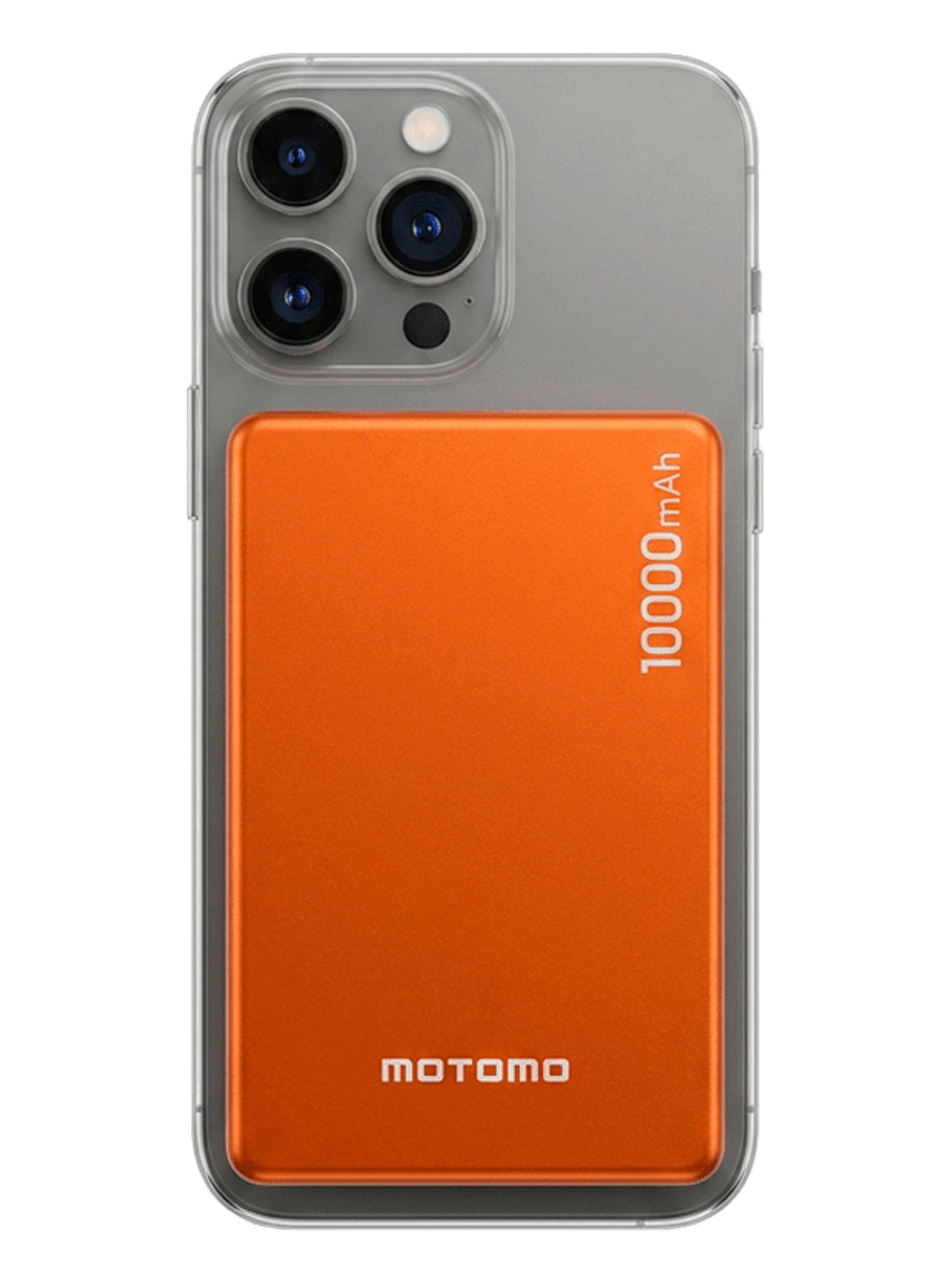 PowerBank Magnetica Compatible En iPhone De 10000Mah Naranjo-1