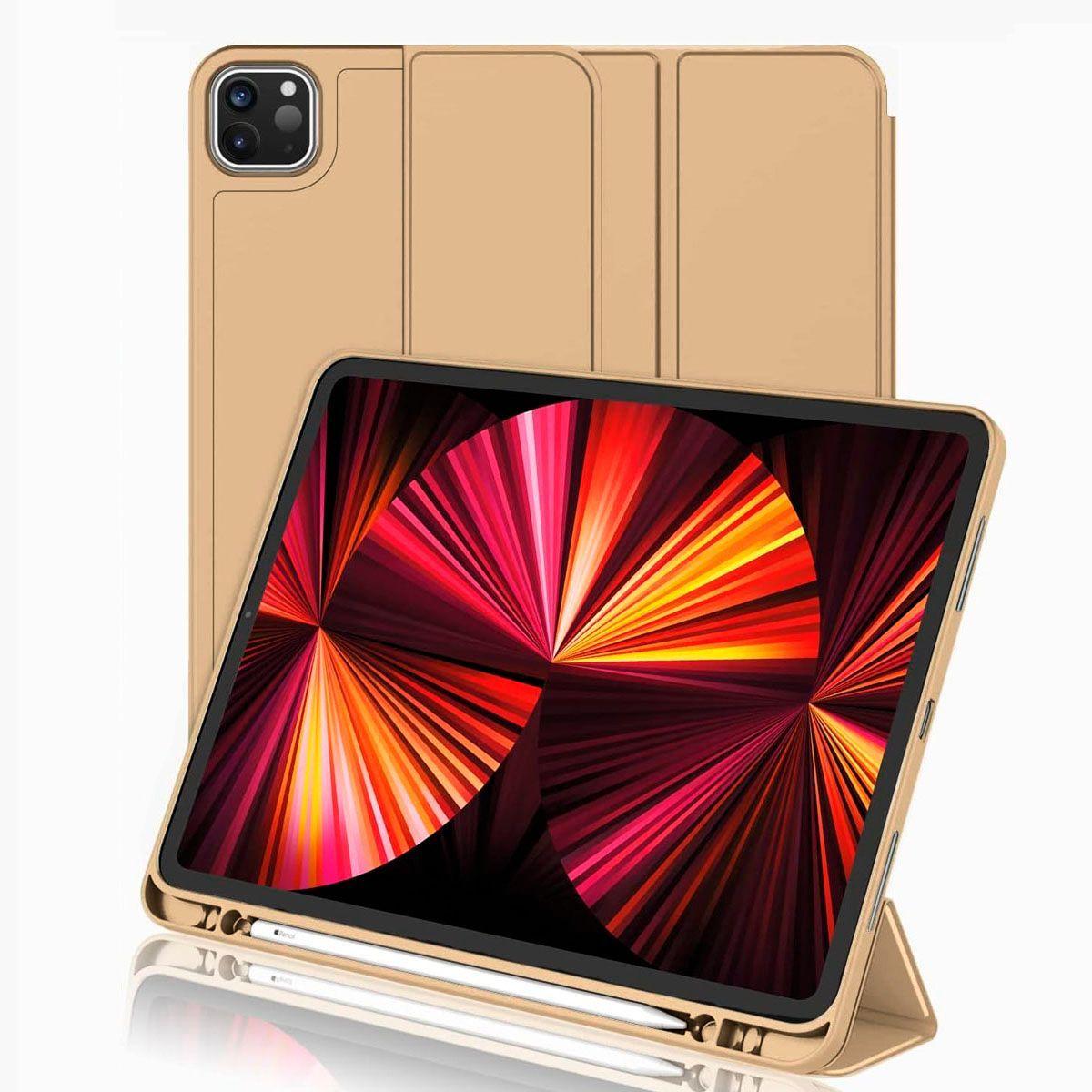 Funda SmartCover Para iPad 11 / iPad 11 Pro Con Ranura Dorado-0