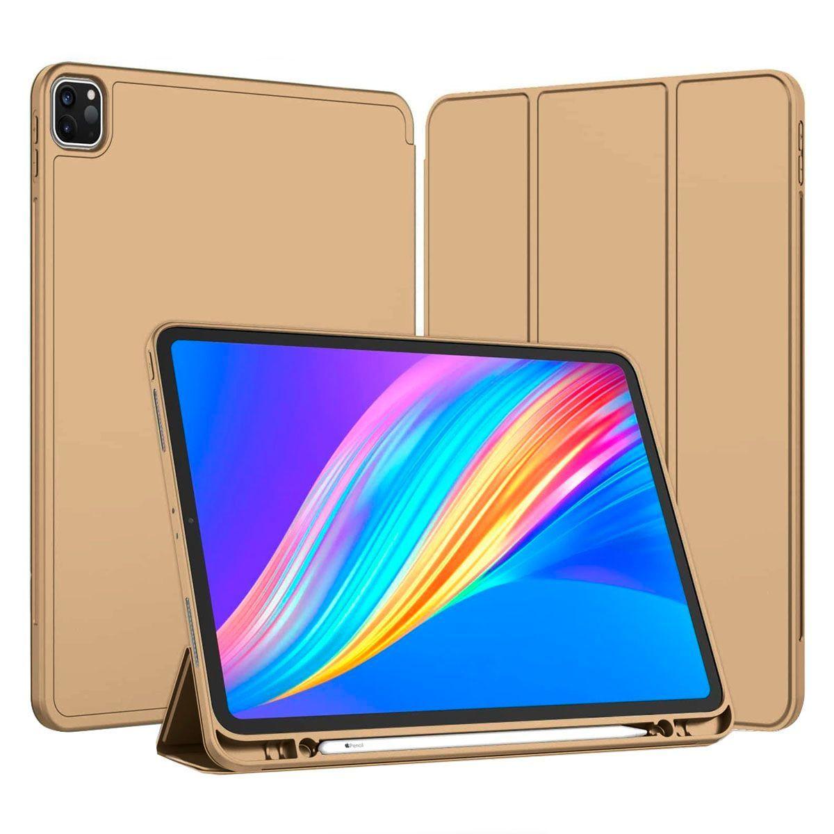 Funda SmartCover Para iPad 11 / iPad 11 Pro Con Ranura Dorado-1