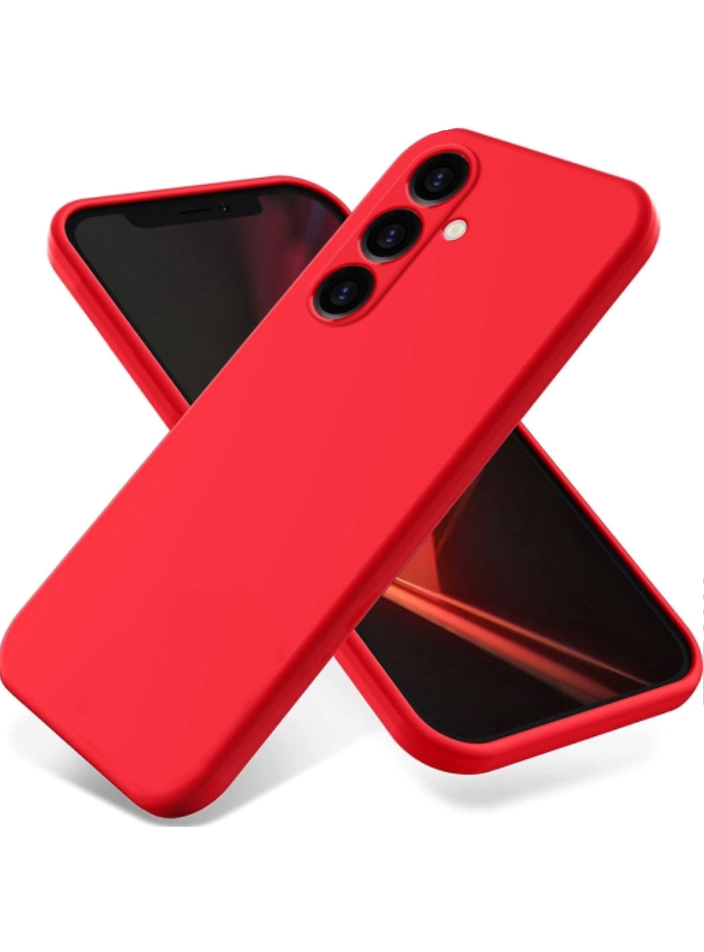 Carcasa Para Samsung A16 Goma Rojo-0