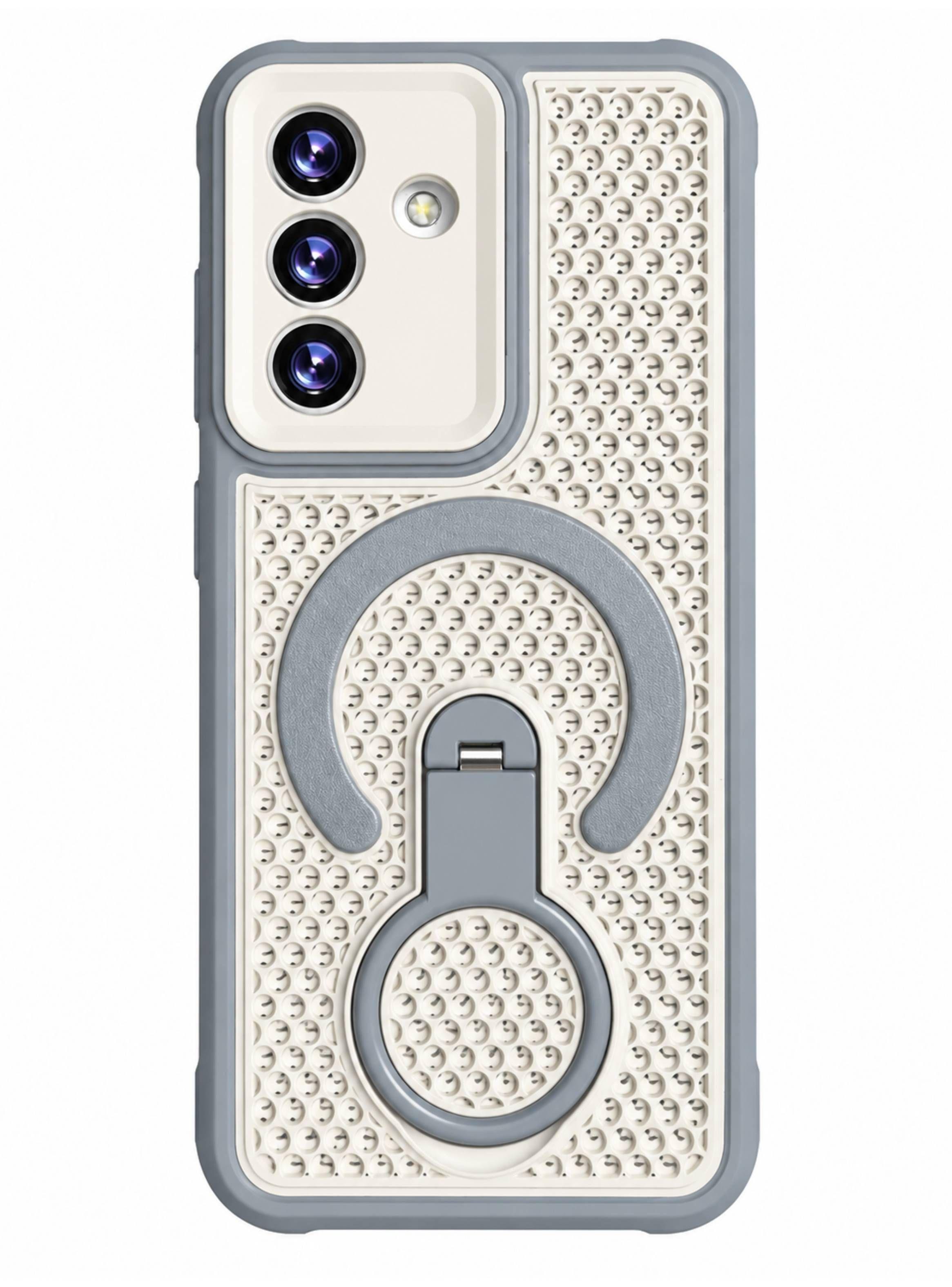 Carcasa Compatible Con Samsung A56 Synde Anillo-0