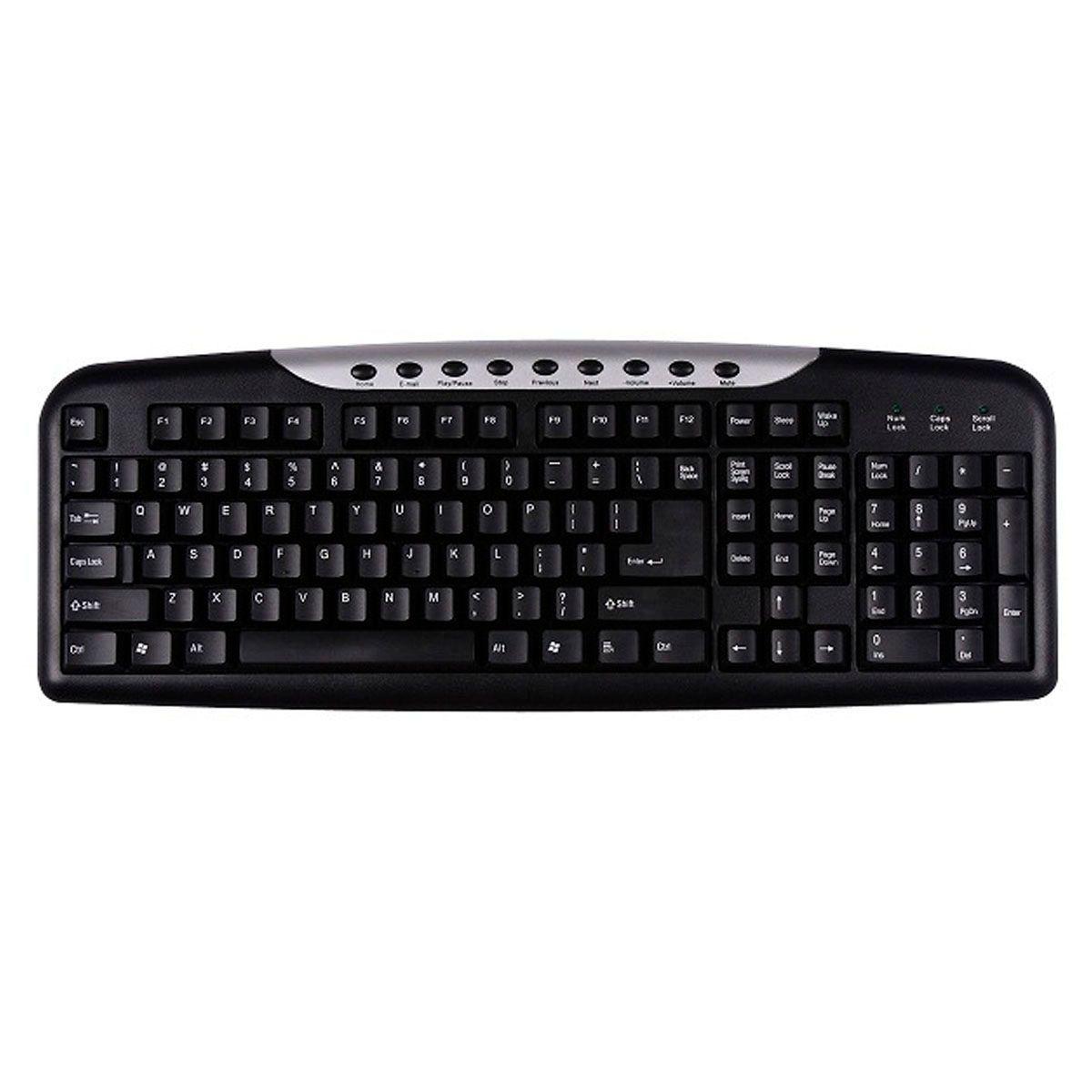 Teclado Multimedia Usb Para Pc Notebook Microlab - 6464-0