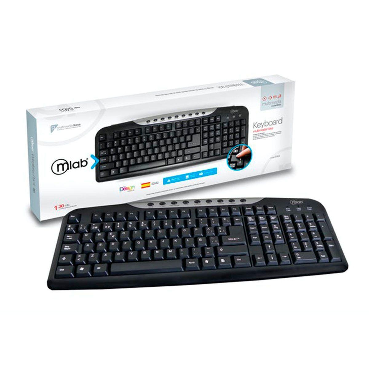 Teclado Multimedia Usb Para Pc Notebook Microlab - 6464-1