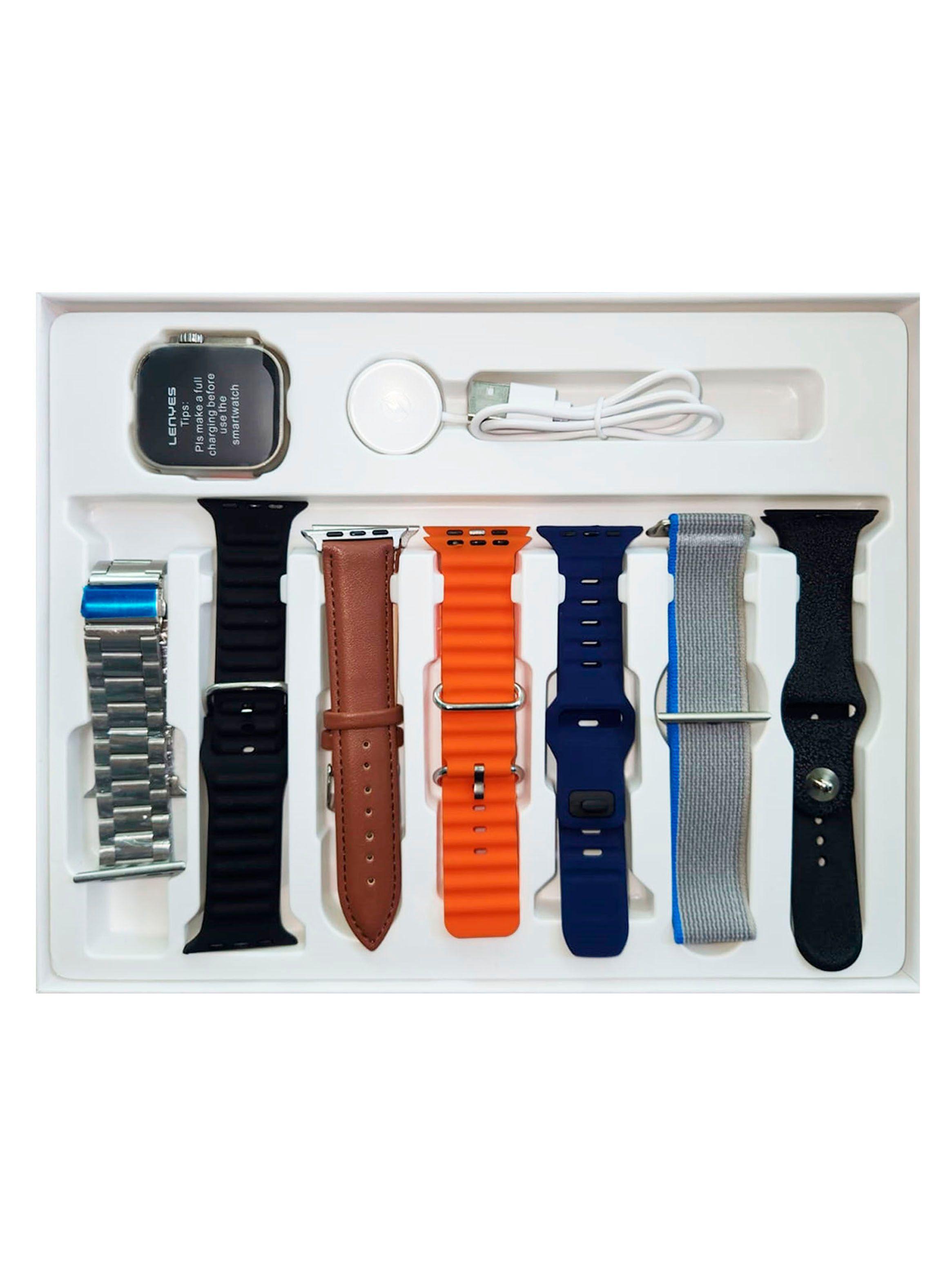 Smart Watch Reloj Inteligente Bt Deportivo 7en1 49mm Orange-2