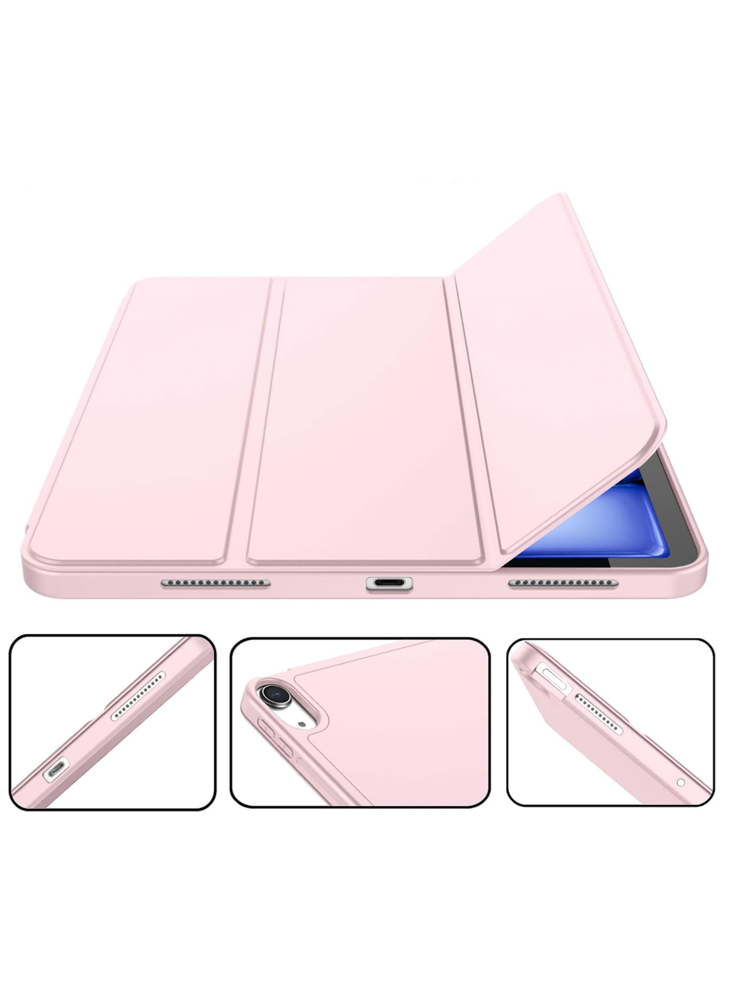 Carcasa Funda Smart Cover Para iPad Air 13 M2 2024 Rosado-3