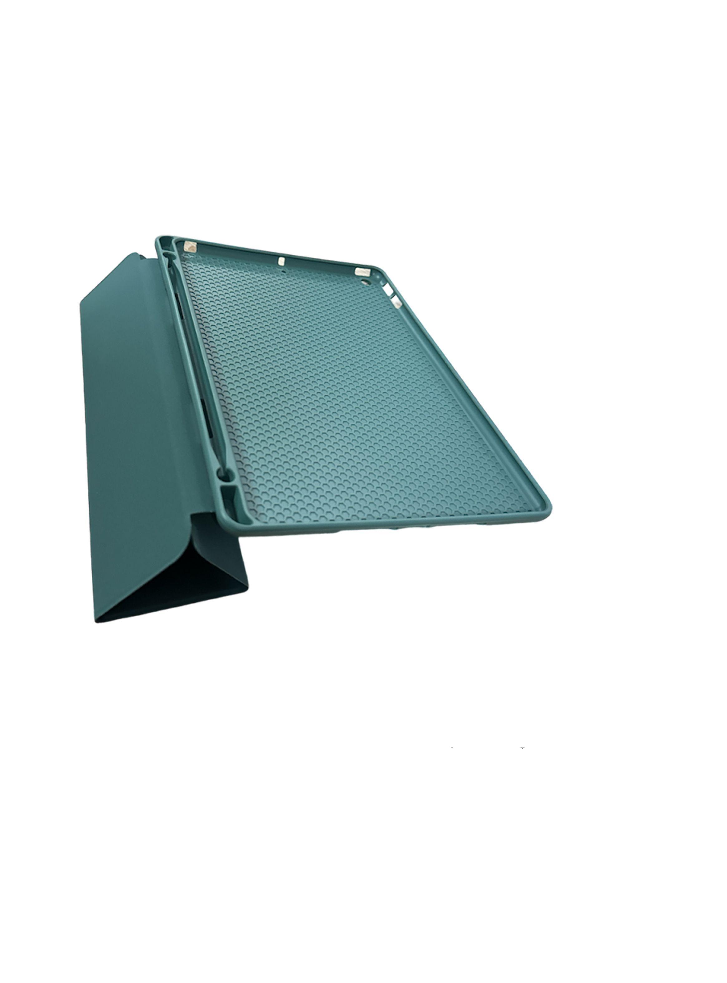 Carcasa Funda Para iPad 10.2 7ma 8va 9na Con Ranura Verde-2