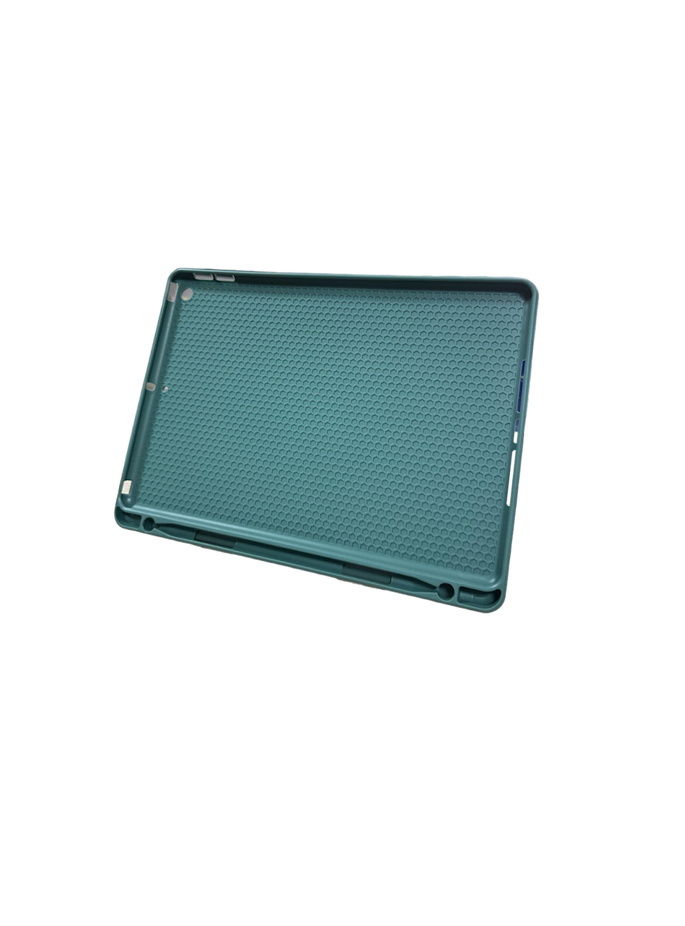 Carcasa Funda Para iPad 10.2 7ma 8va 9na Con Ranura Verde-4