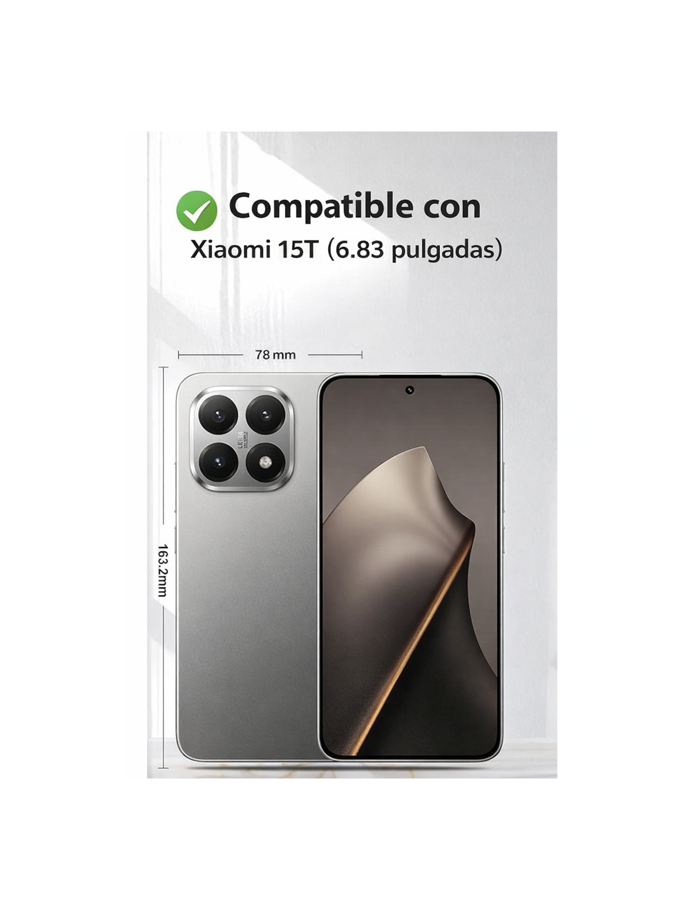 Carcasa Agenda Flip Cover Para Xiaomi 15T-4