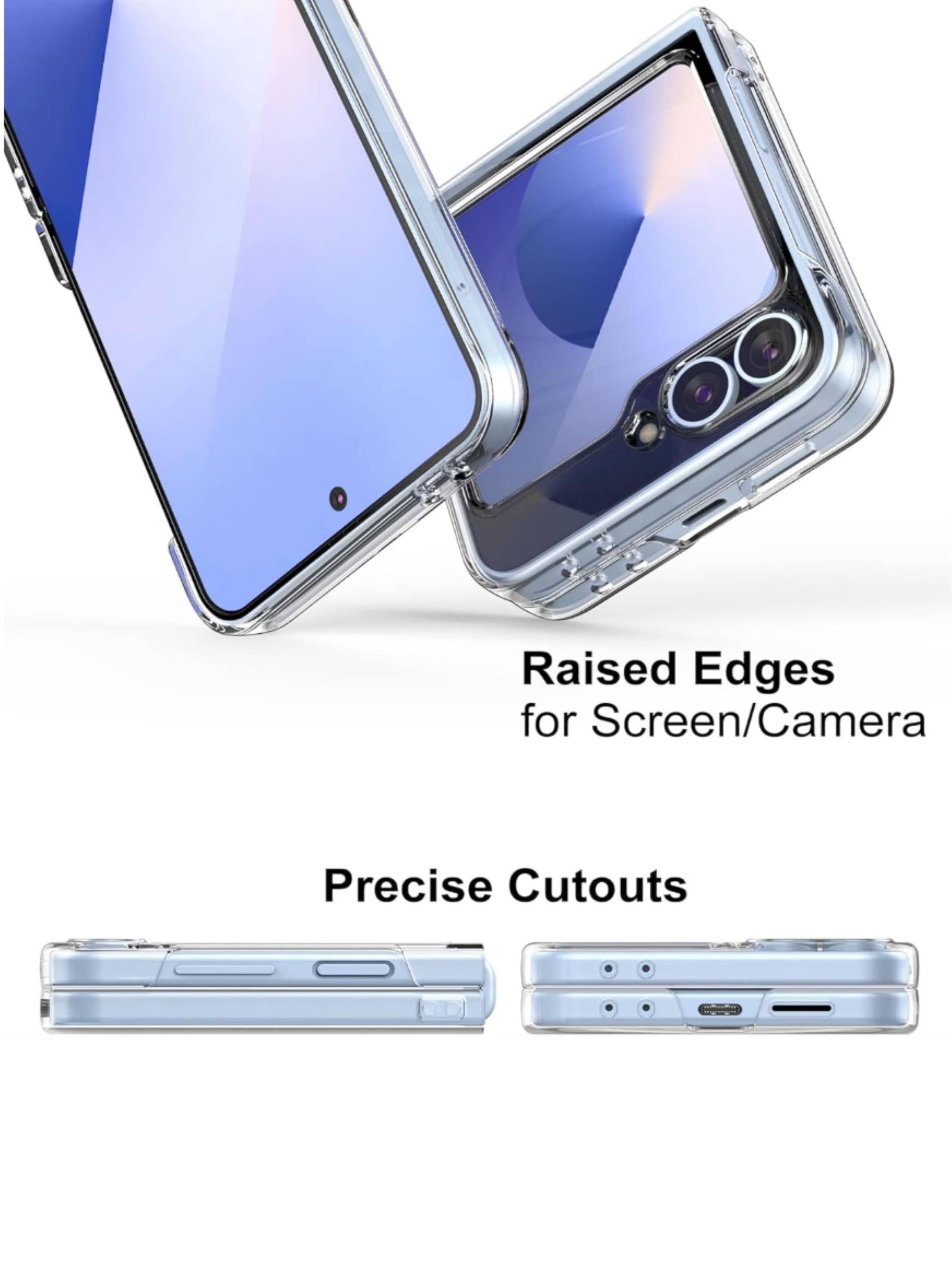 Carcasa Transparente Para Samsung Z Flip 7 Fe Magsafe-4