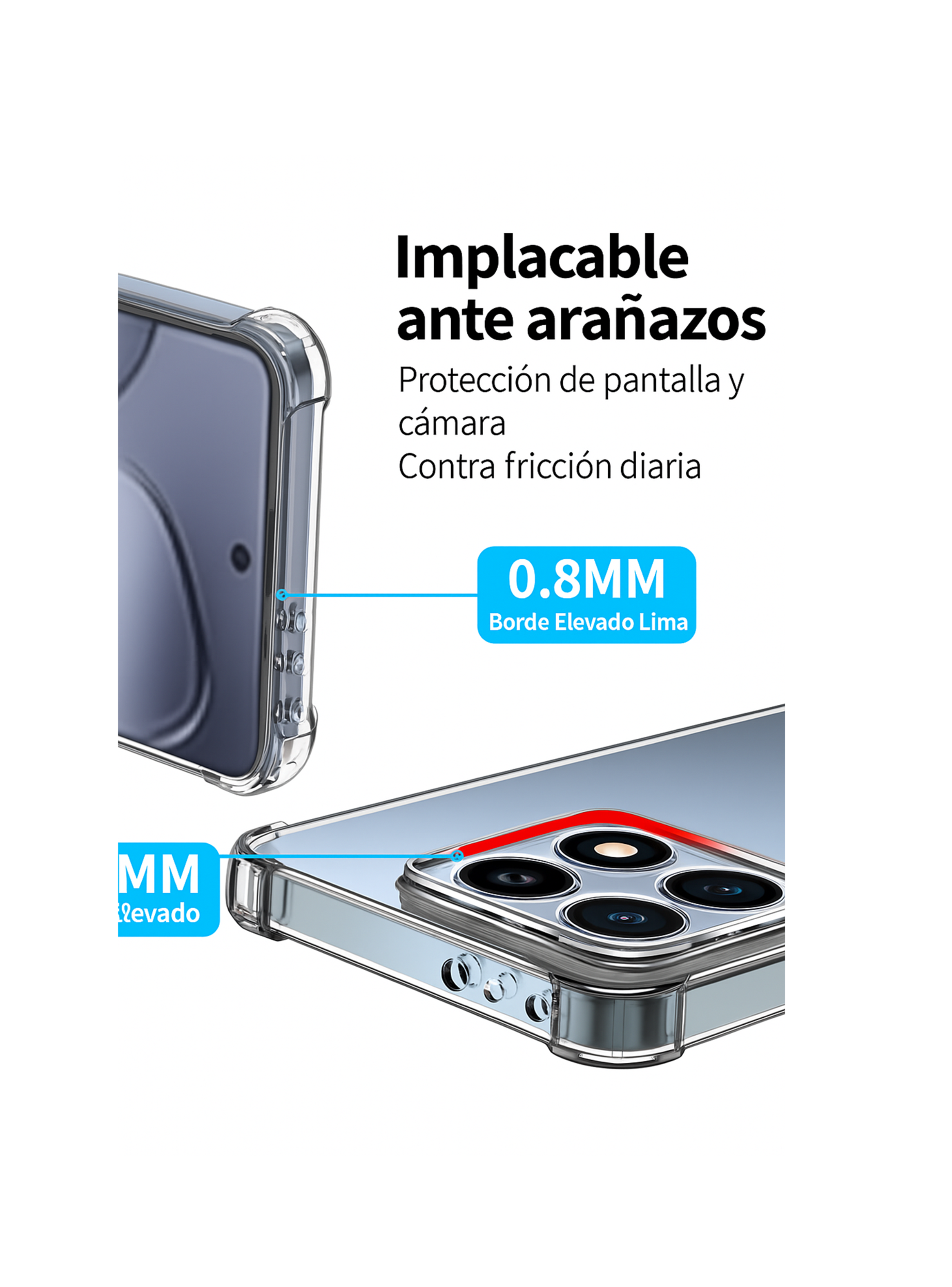 Carcasa Transparente Reforzada Para Xiaomi 14T-2