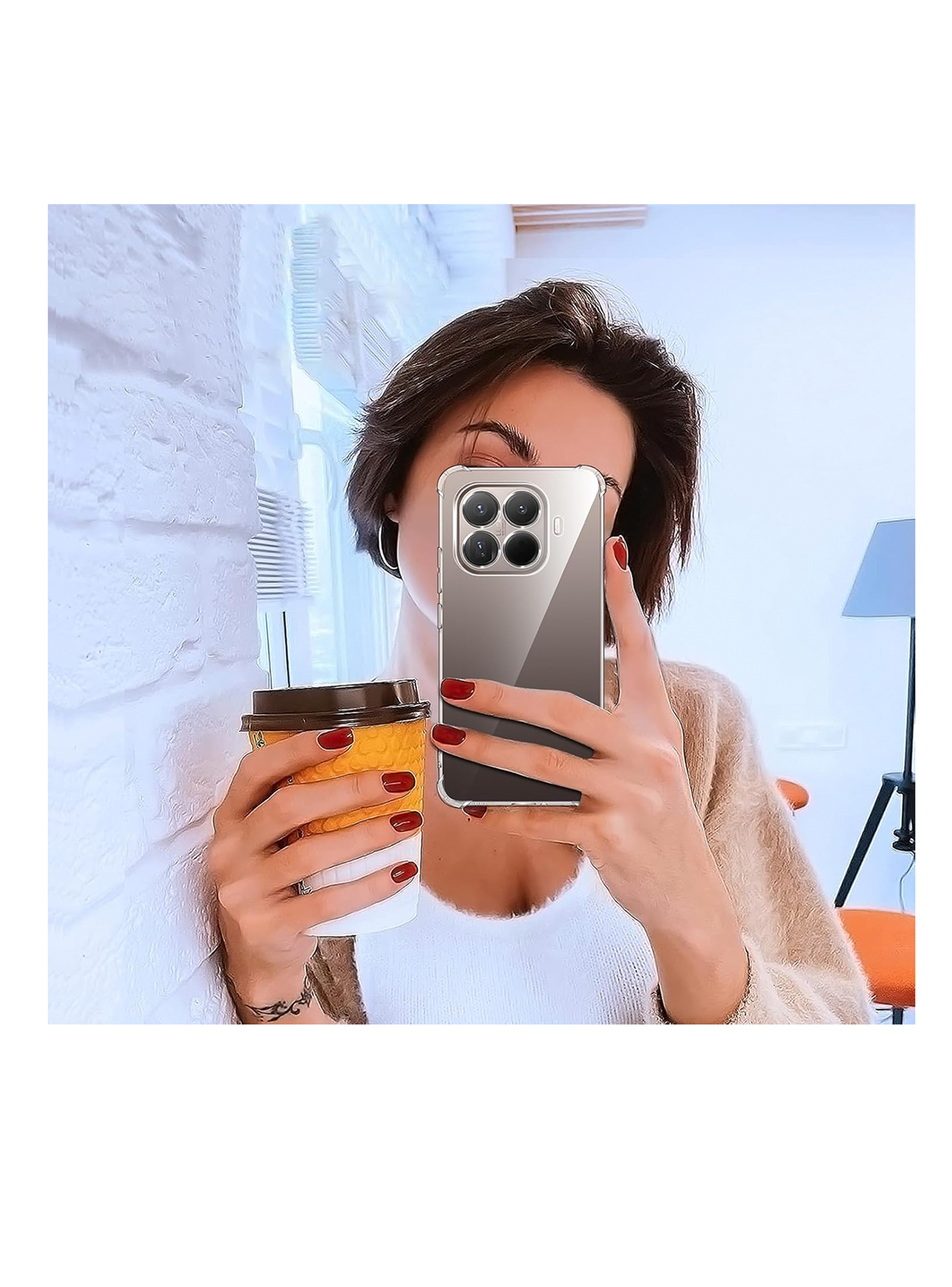 Carcasa Transparente Reforzada Para Xiaomi 14T-4