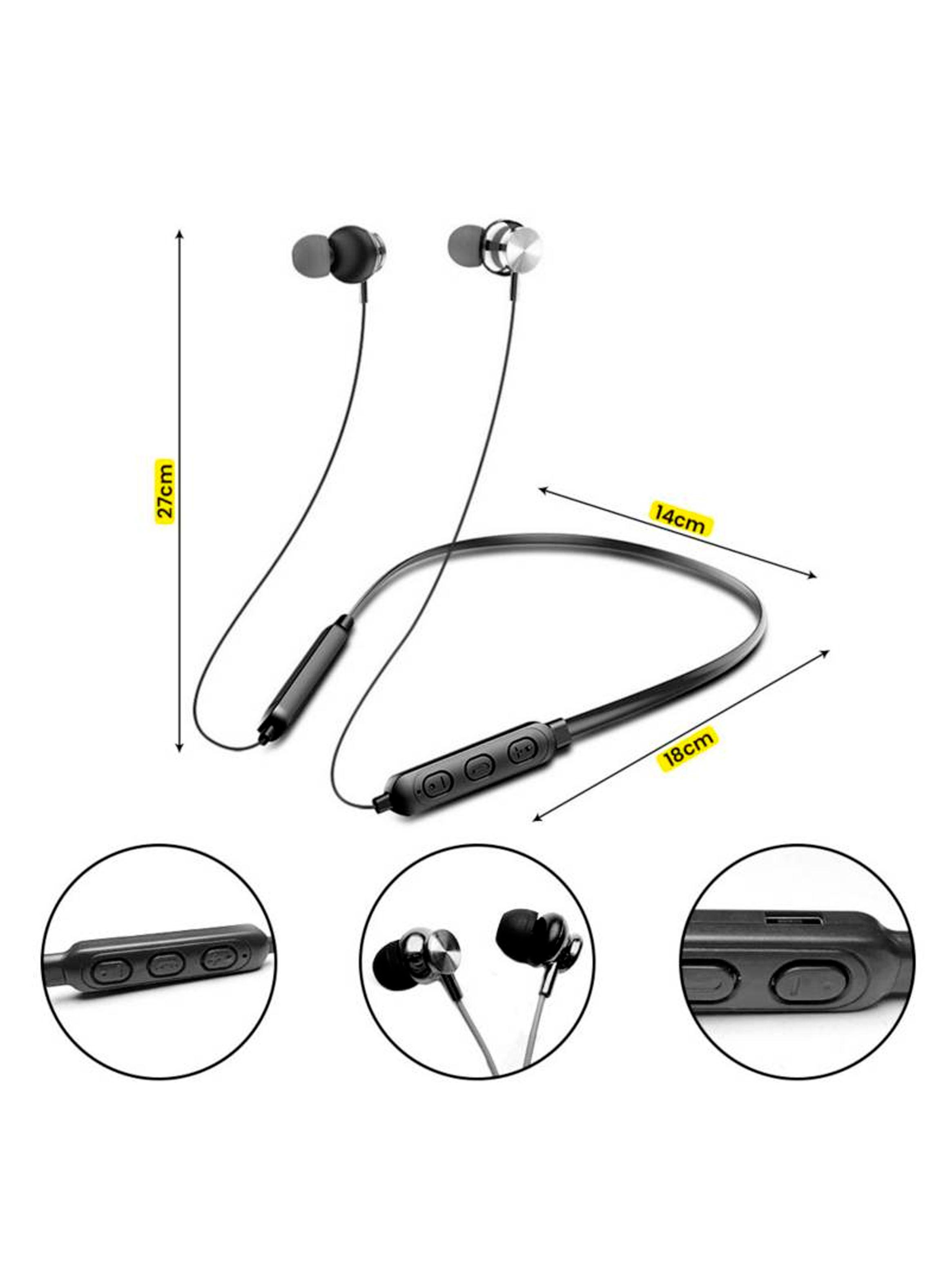 Audifonos Inalámbrico Bluetooth Deportivo BE-002 Negro-2