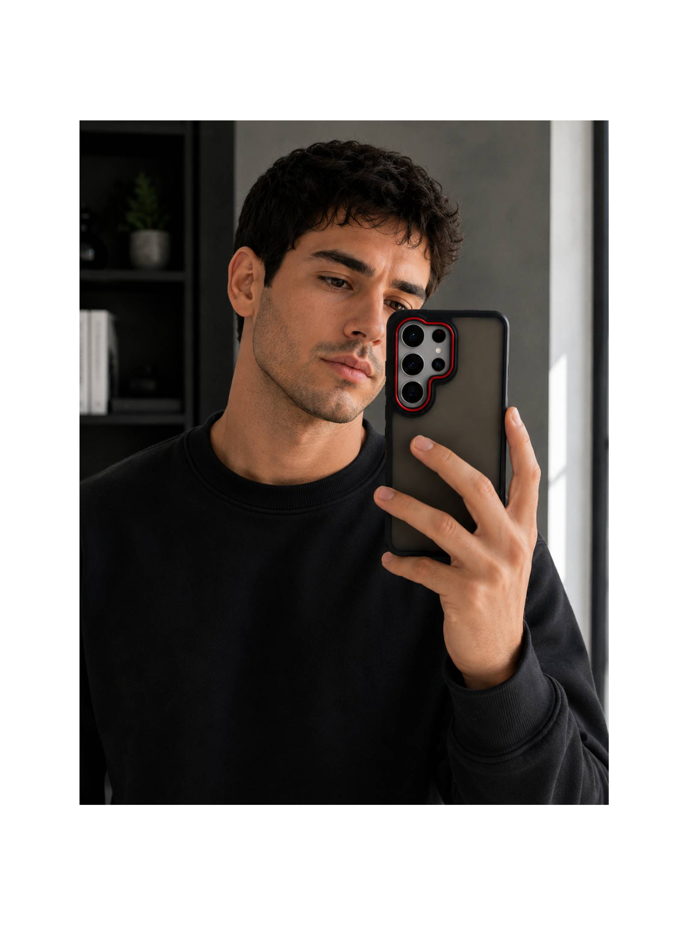 Carcasa Matte Compatible Con Samsung S26 Ultra Azul-4
