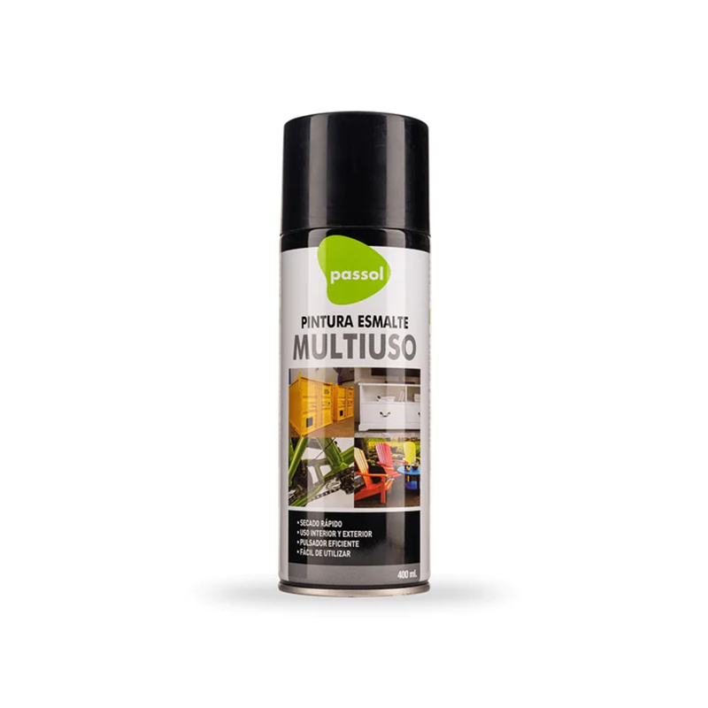 Pintura Spray Negro Matte 400ml-0