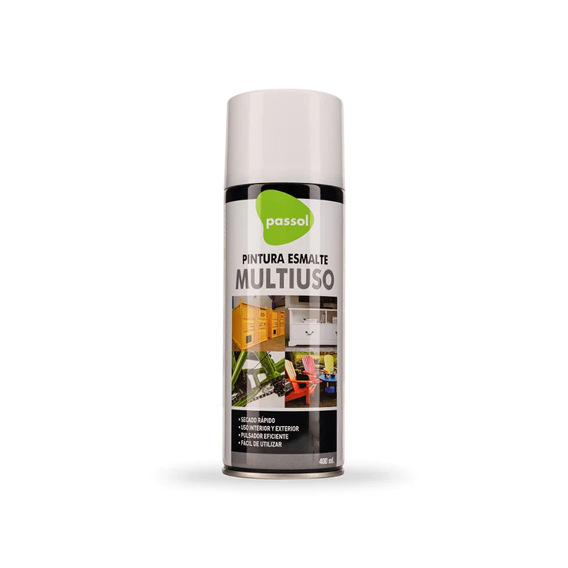 Pintura Spray Blanco Brillante 400ml-0