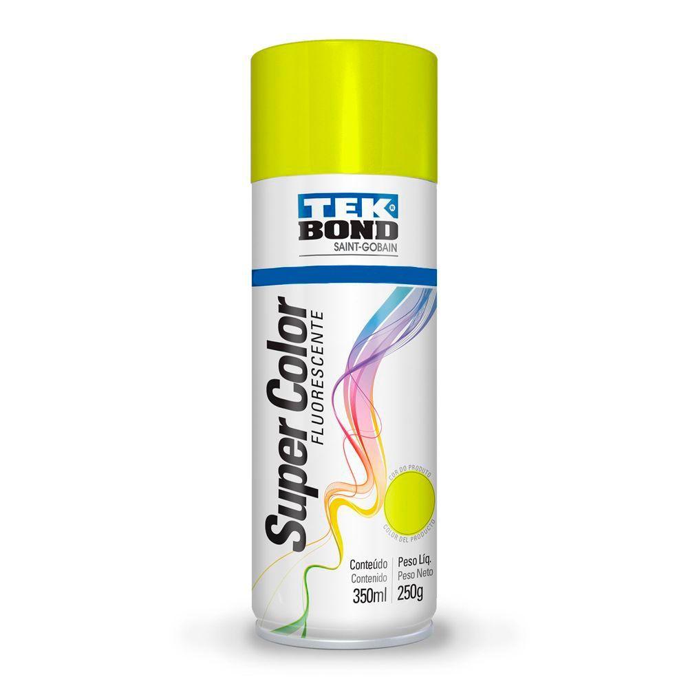 Pintura Aerosol Spray Fluor Amarillo Fluor 350 Ml/250 Gr-0