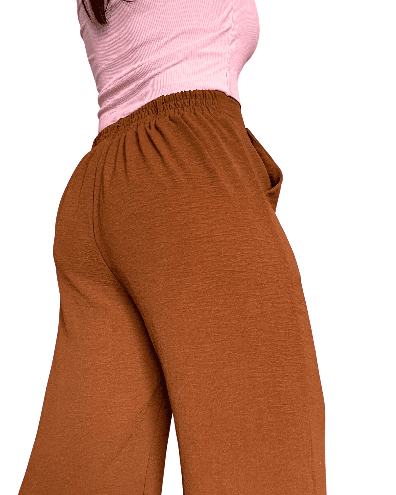 Pantalón Relax Mujer Pretina Elasticada ACOCO-3