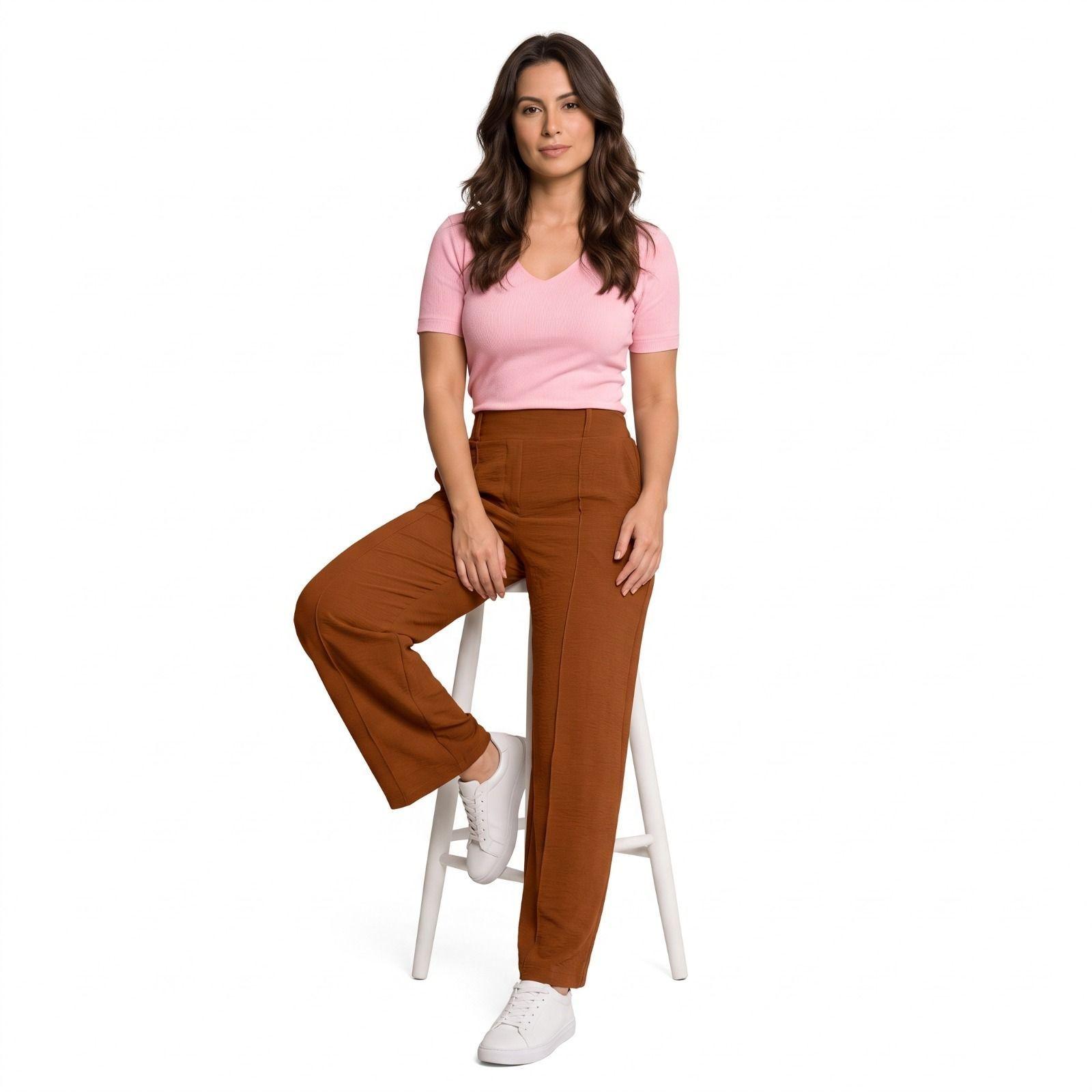 Pantalón Relax Mujer Pretina Elasticada ACOCO-2